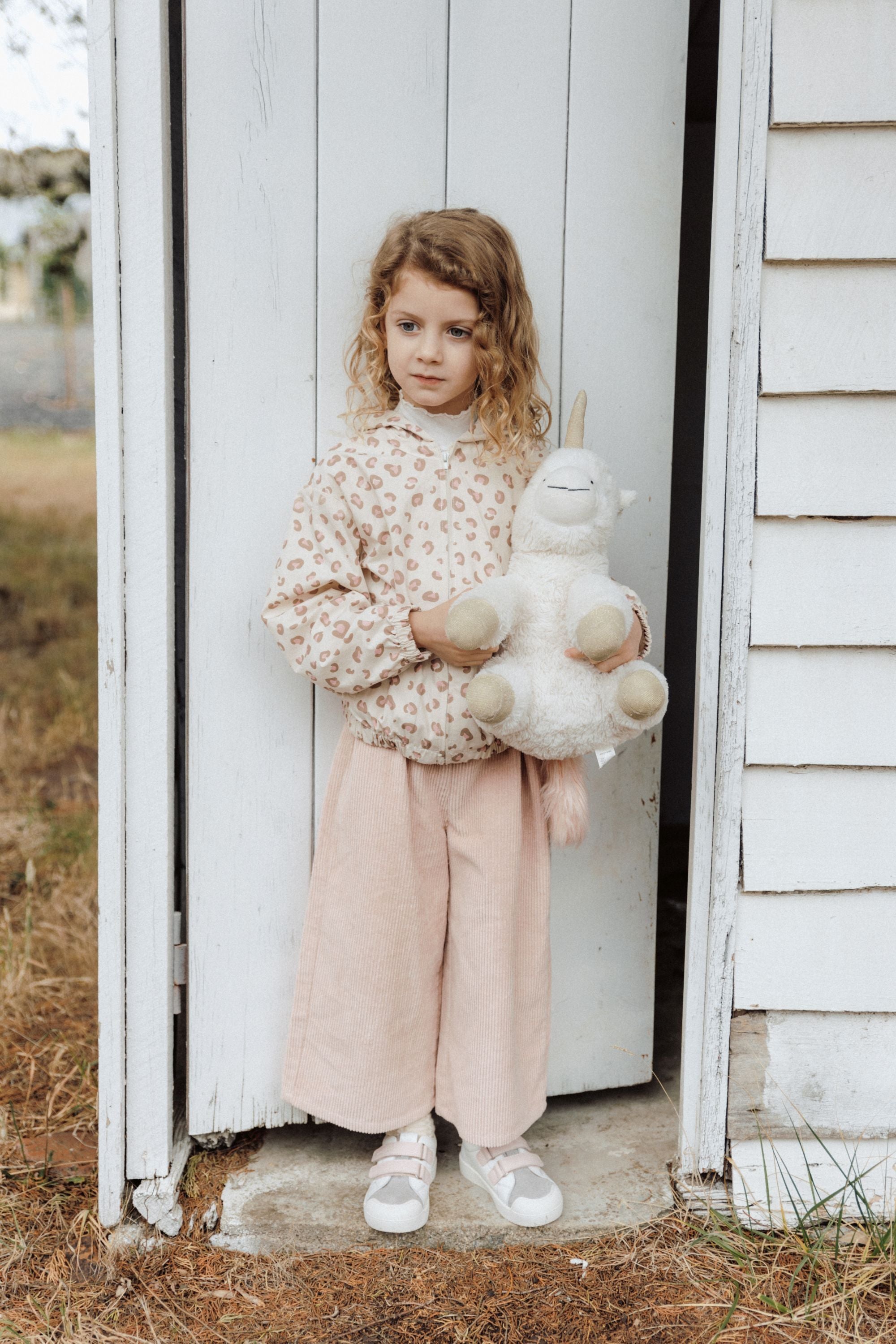 Leopard Print Hoodie Jacket - Pink Leopard