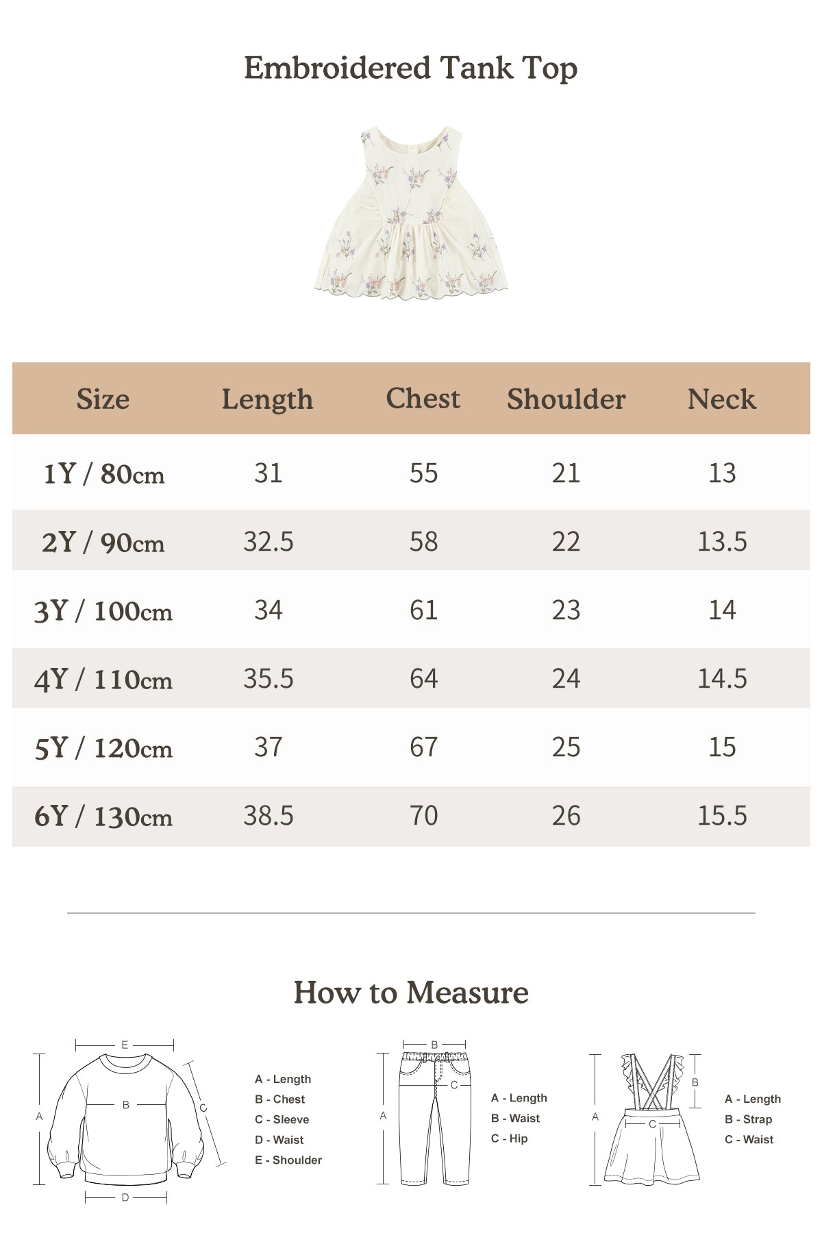 Embroidered Tank Top - Iris