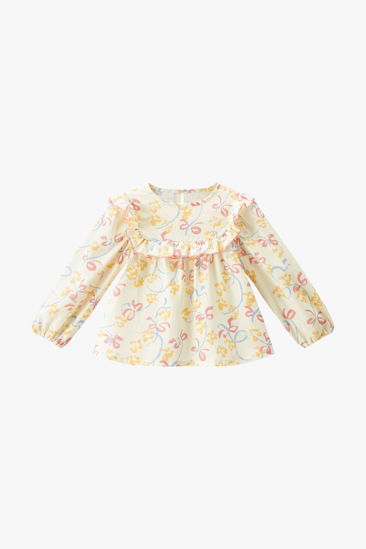 Butterfly Print Blouse - Butterfly Garden
