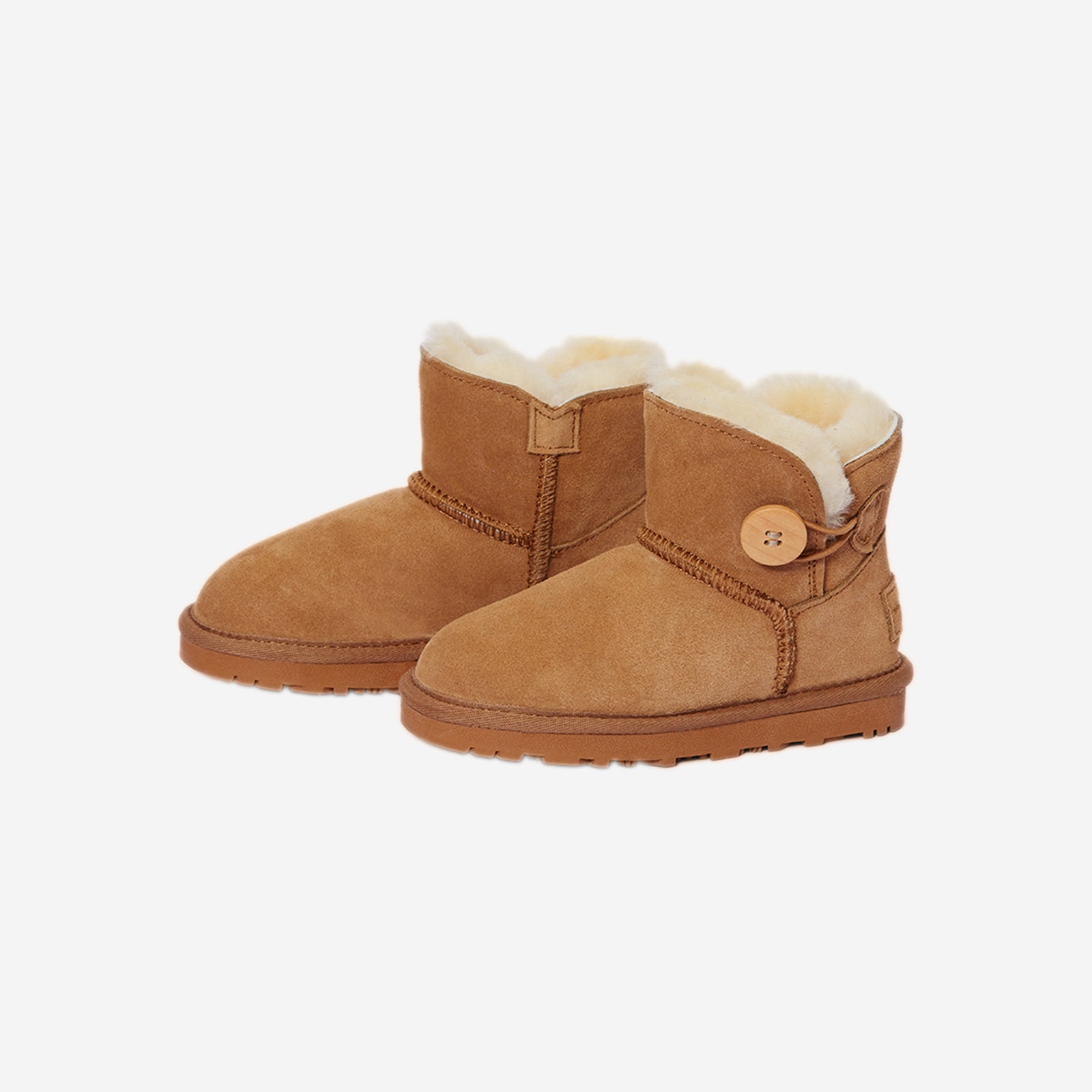 button classic kids chestnut woolly kids leather kids shoes baby infants shoes Thermo boots baby shoes Childrens snow boots