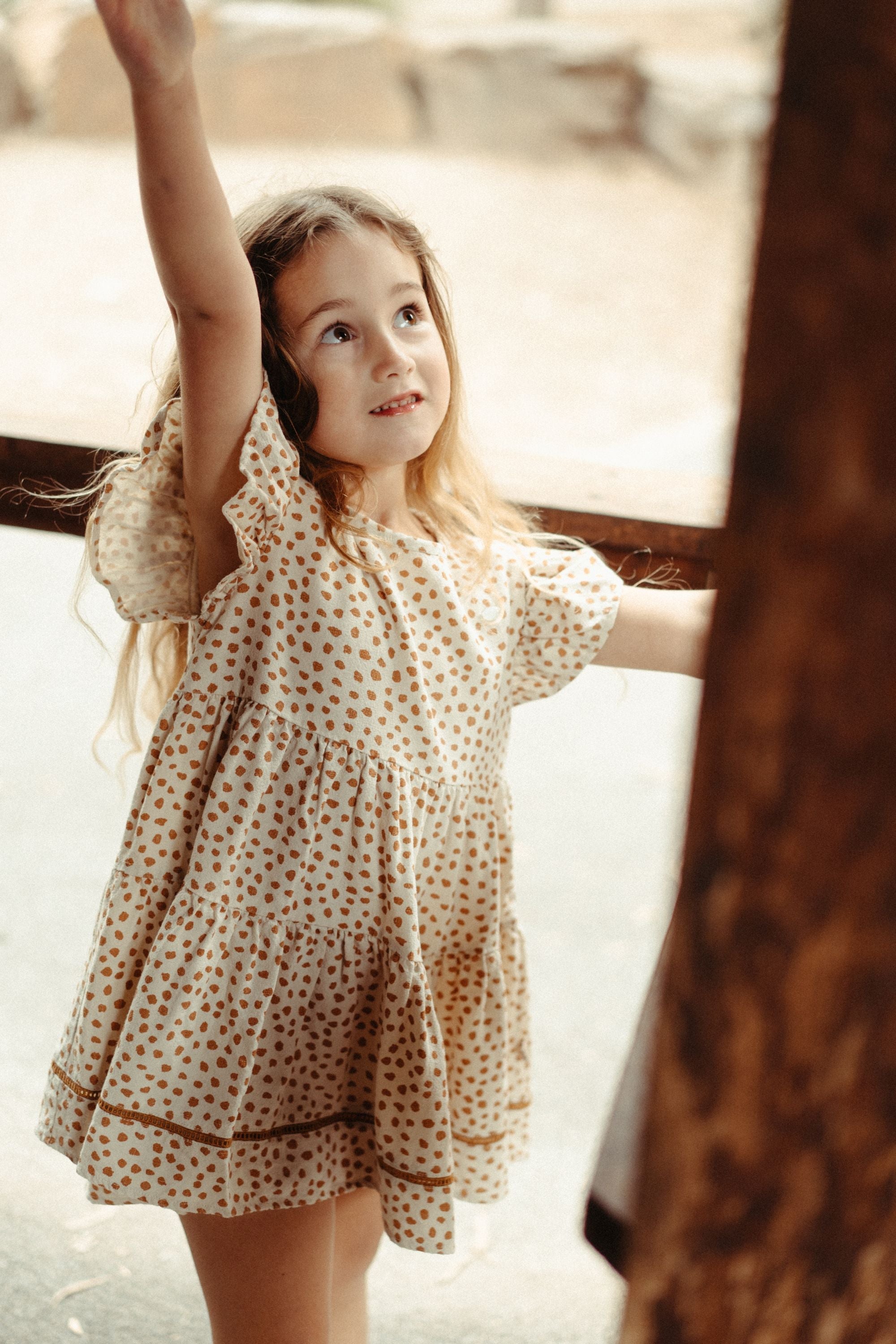 wirrawirra organic baby clothes leopard print linen dress leopard print 24 Midsummer Dresses Girls New Arrivals Skirts