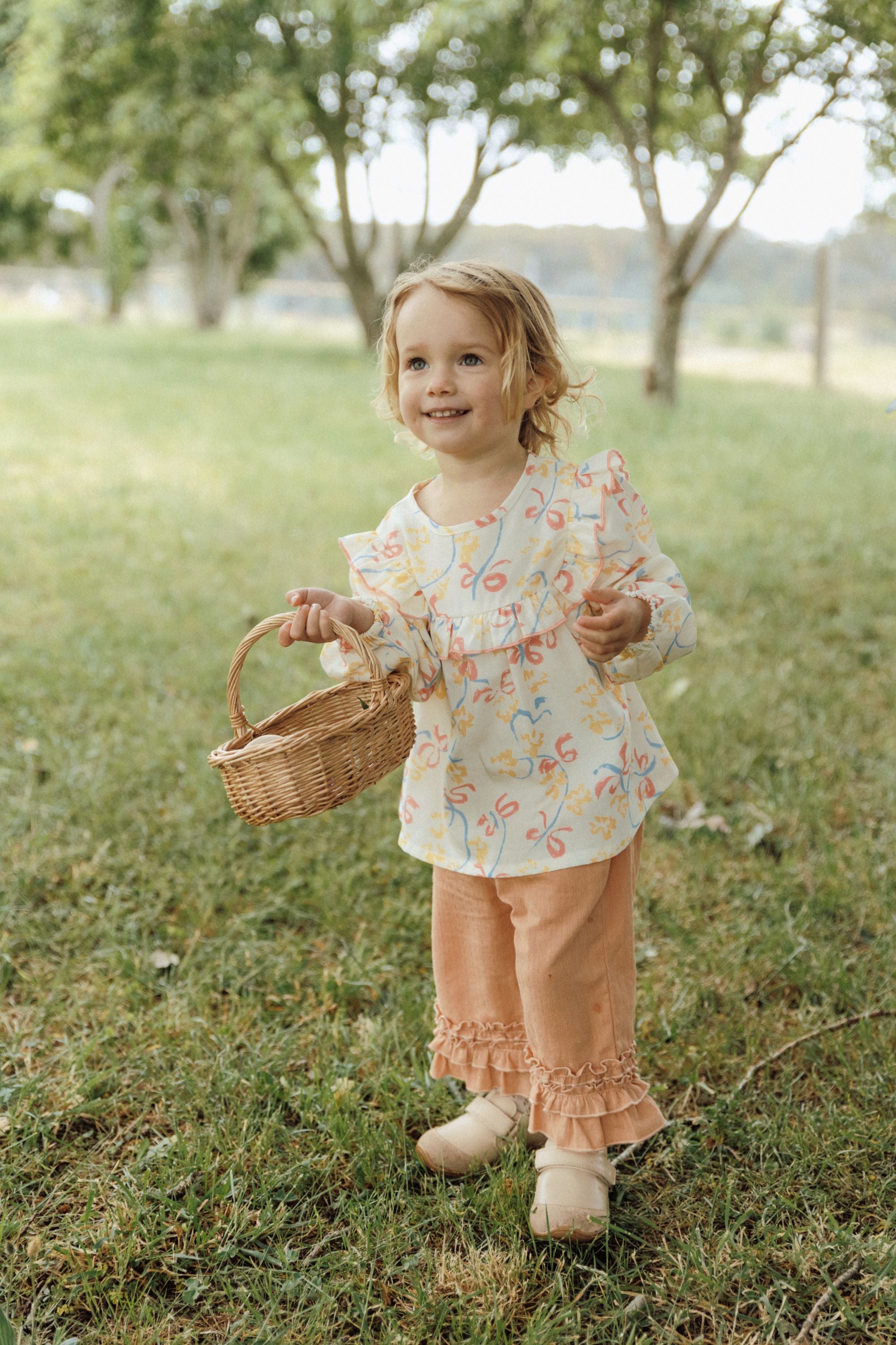 Butterfly Print Blouse - Butterfly Garden