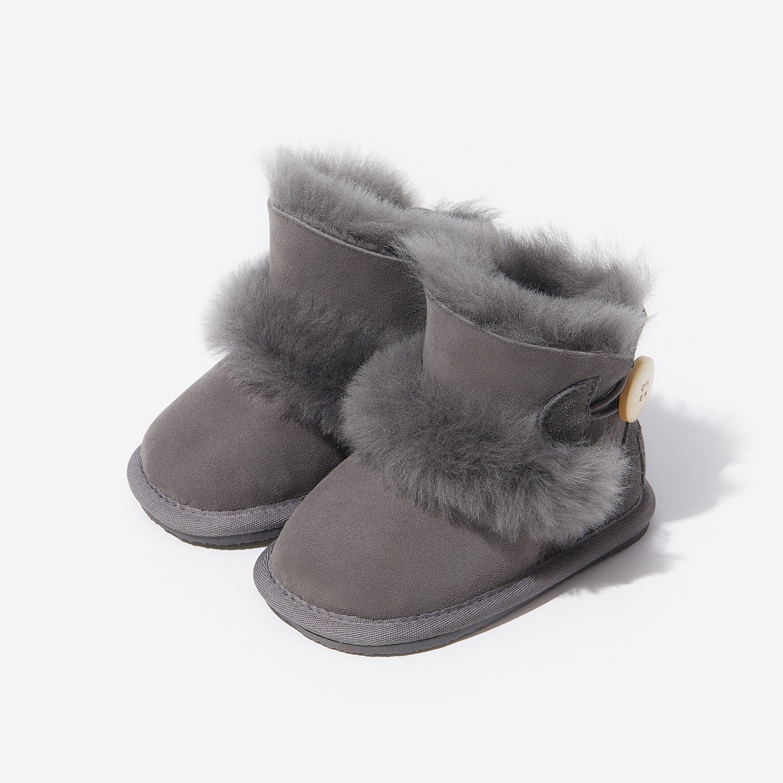 Mini Button Classic - Grey