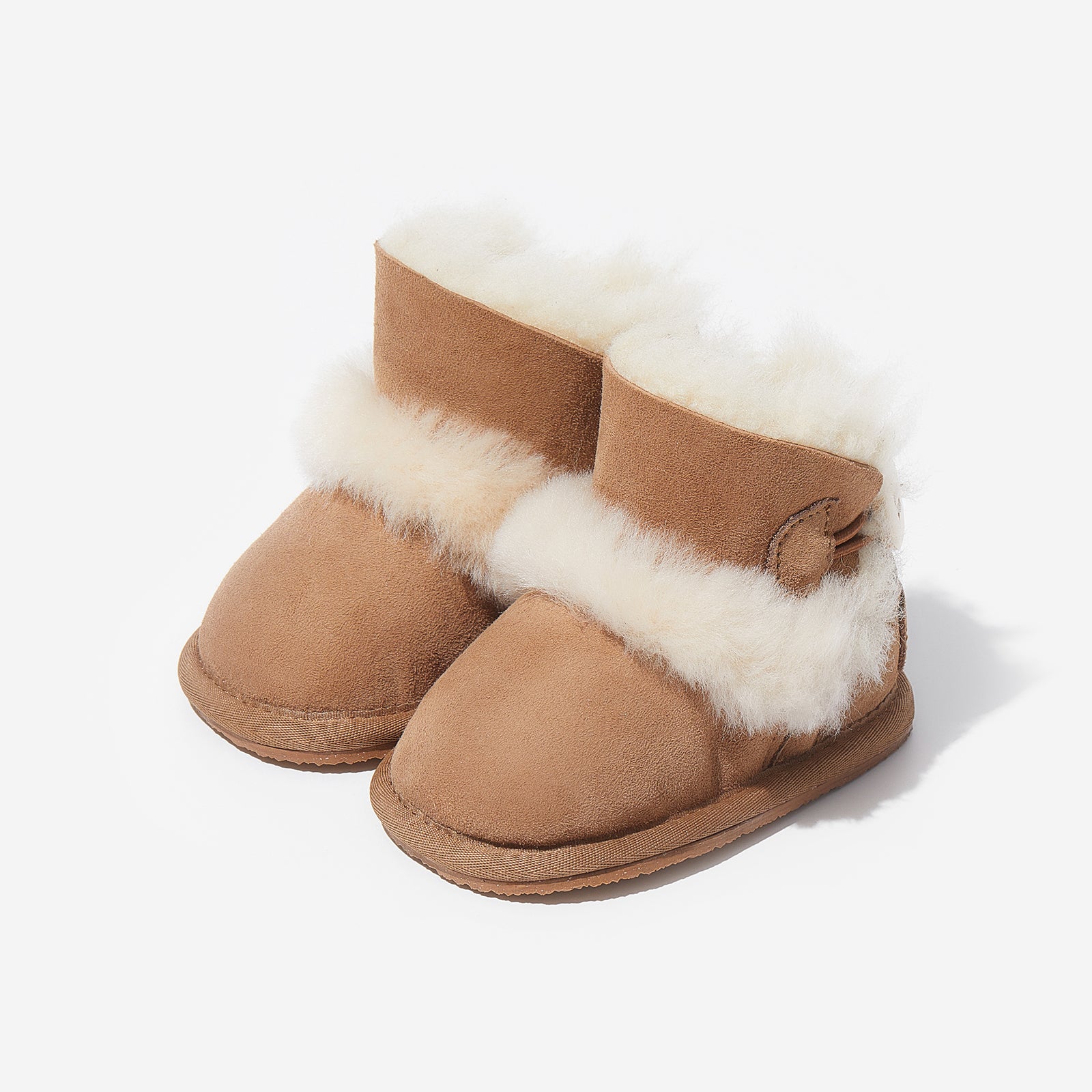 Mini Button Classic - Chestnut