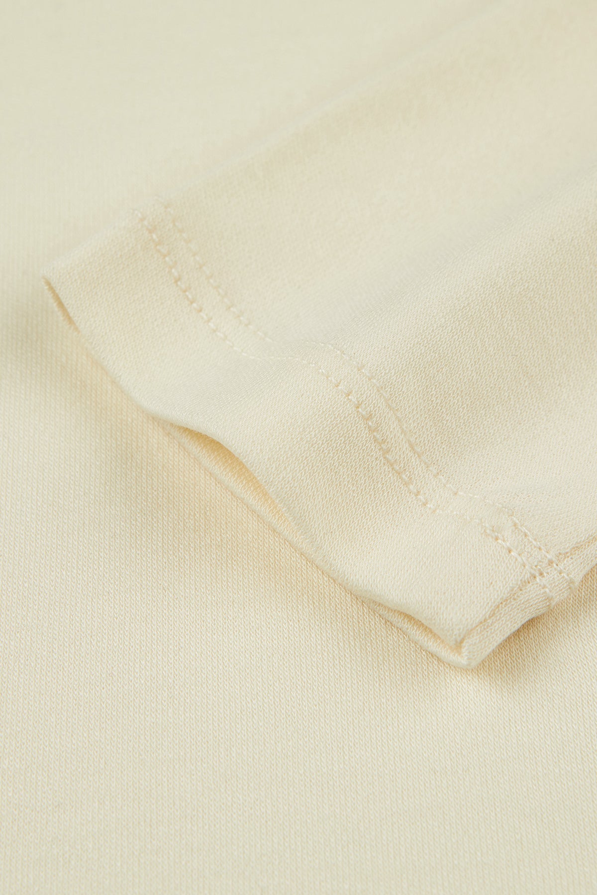 Lace Collar T-shirt - Cream