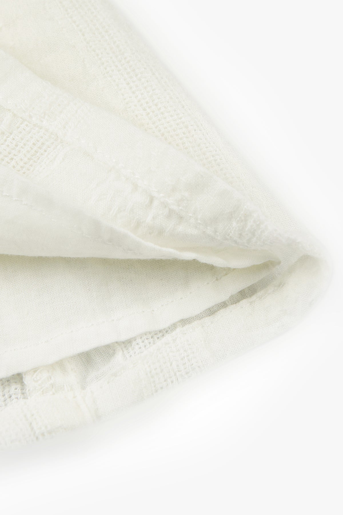 Serene Garden - Embroidered Blouse - Cherry Cream