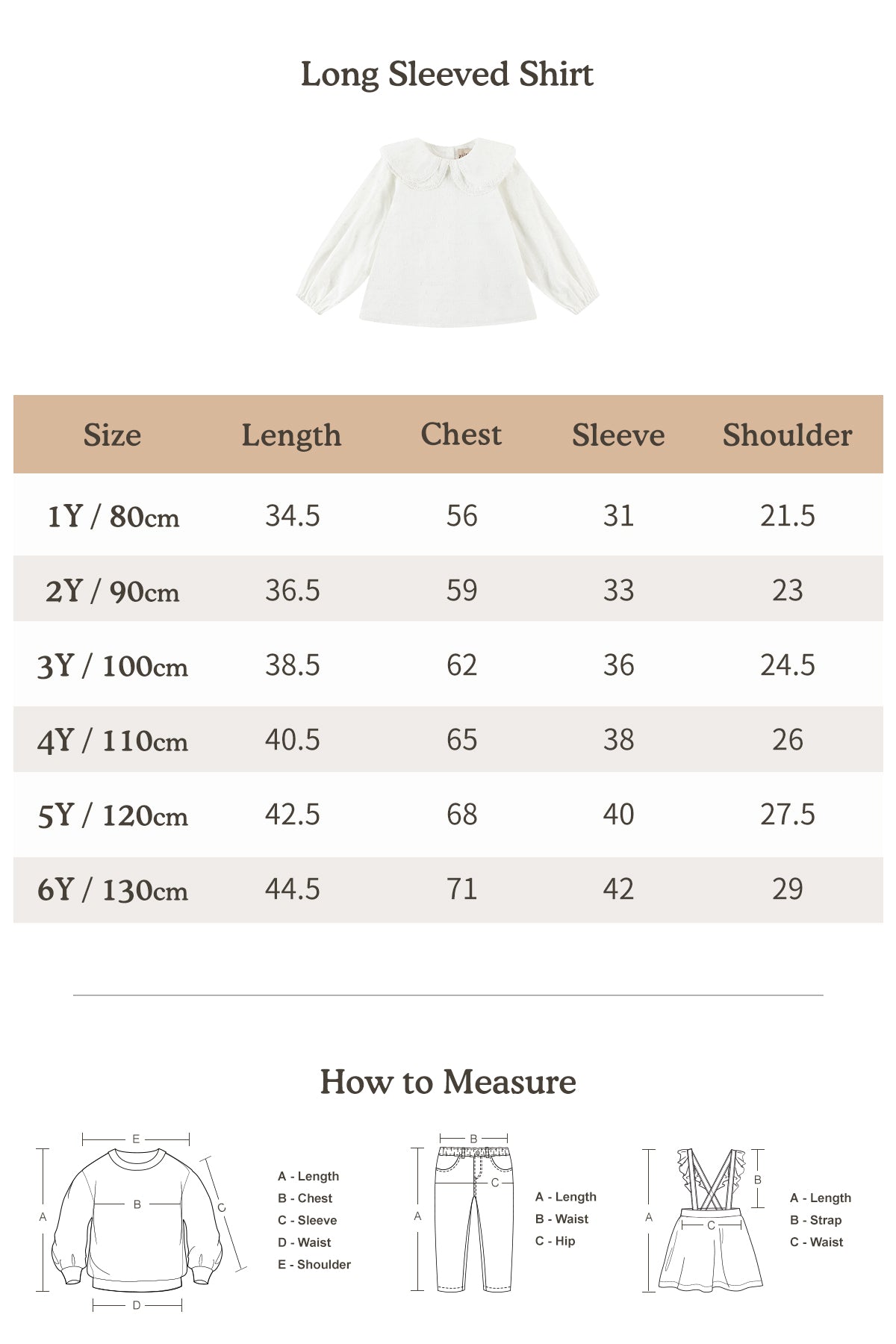 Long Sleeved Shirt - Plain White