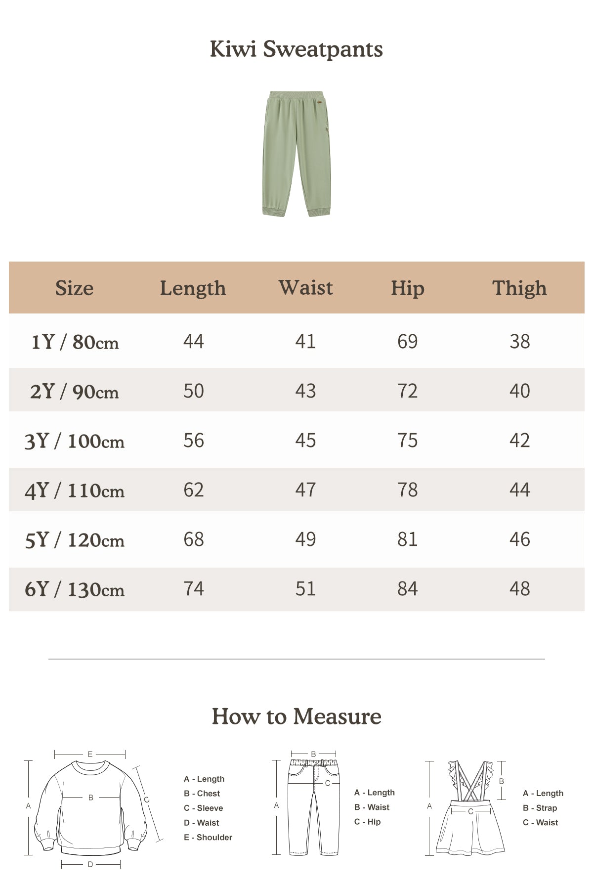 Kiwi Sweatpants - Kiwi