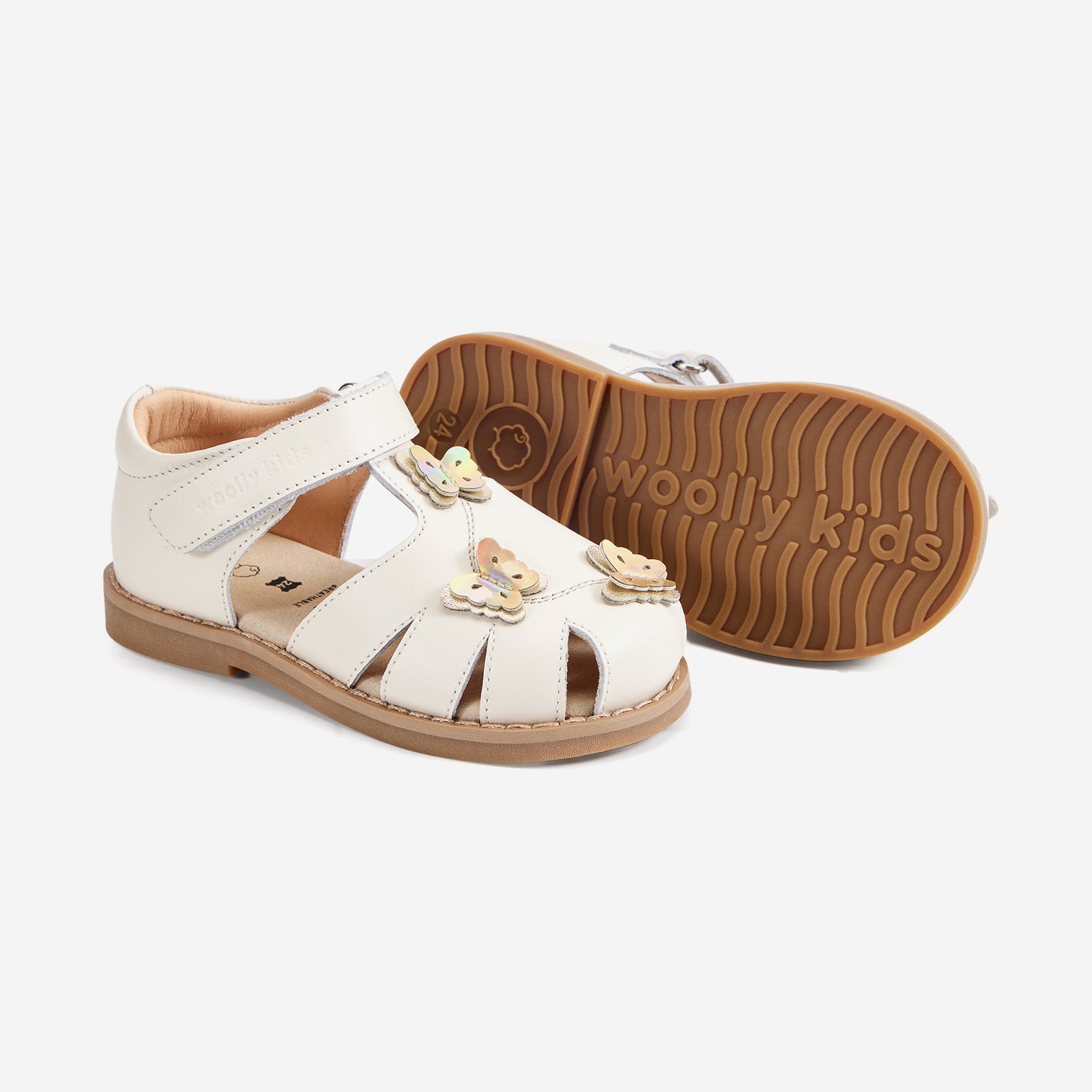Aero - Pearl White - Woolly Kids - detail view