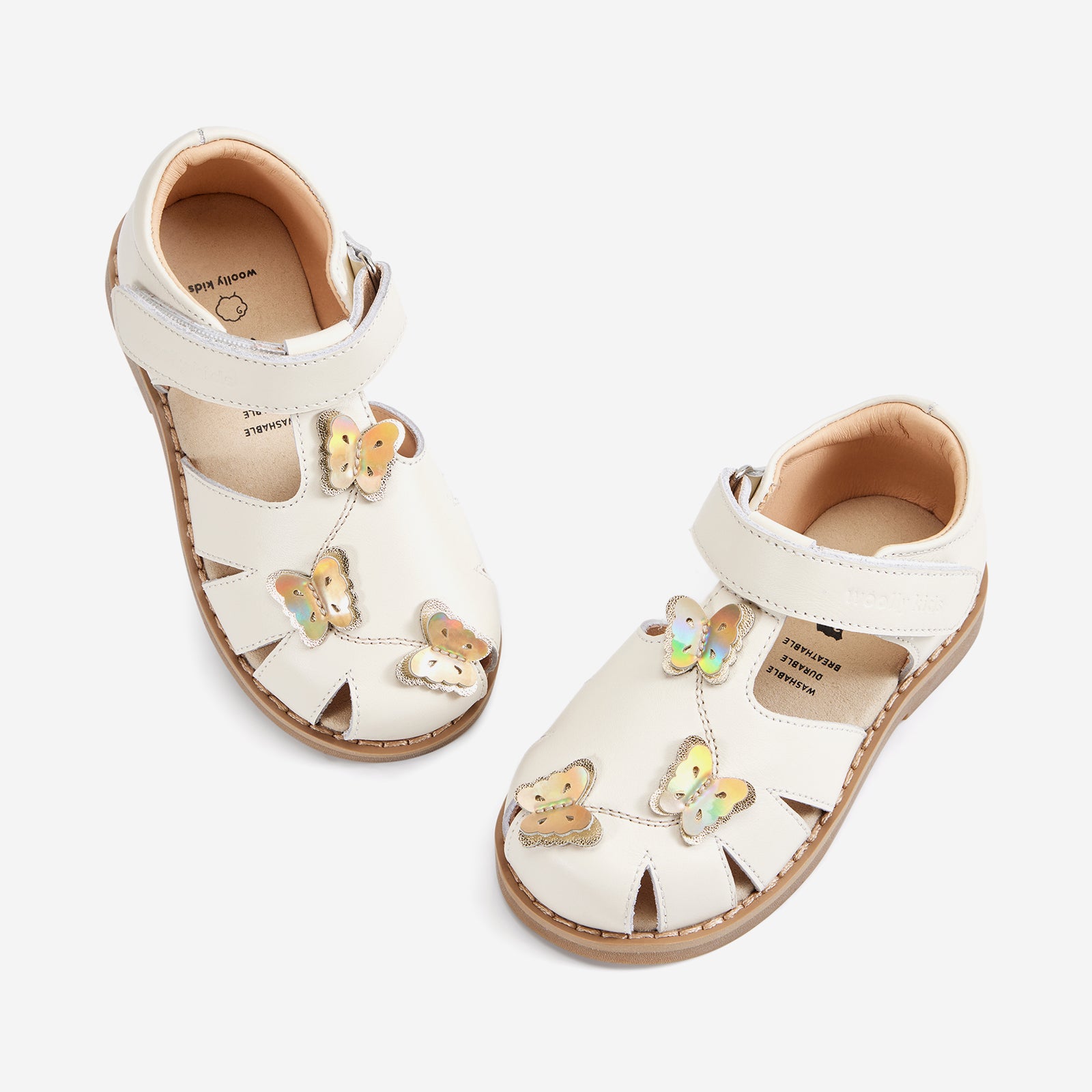 Aero - Pearl White - Woolly Kids - detail view