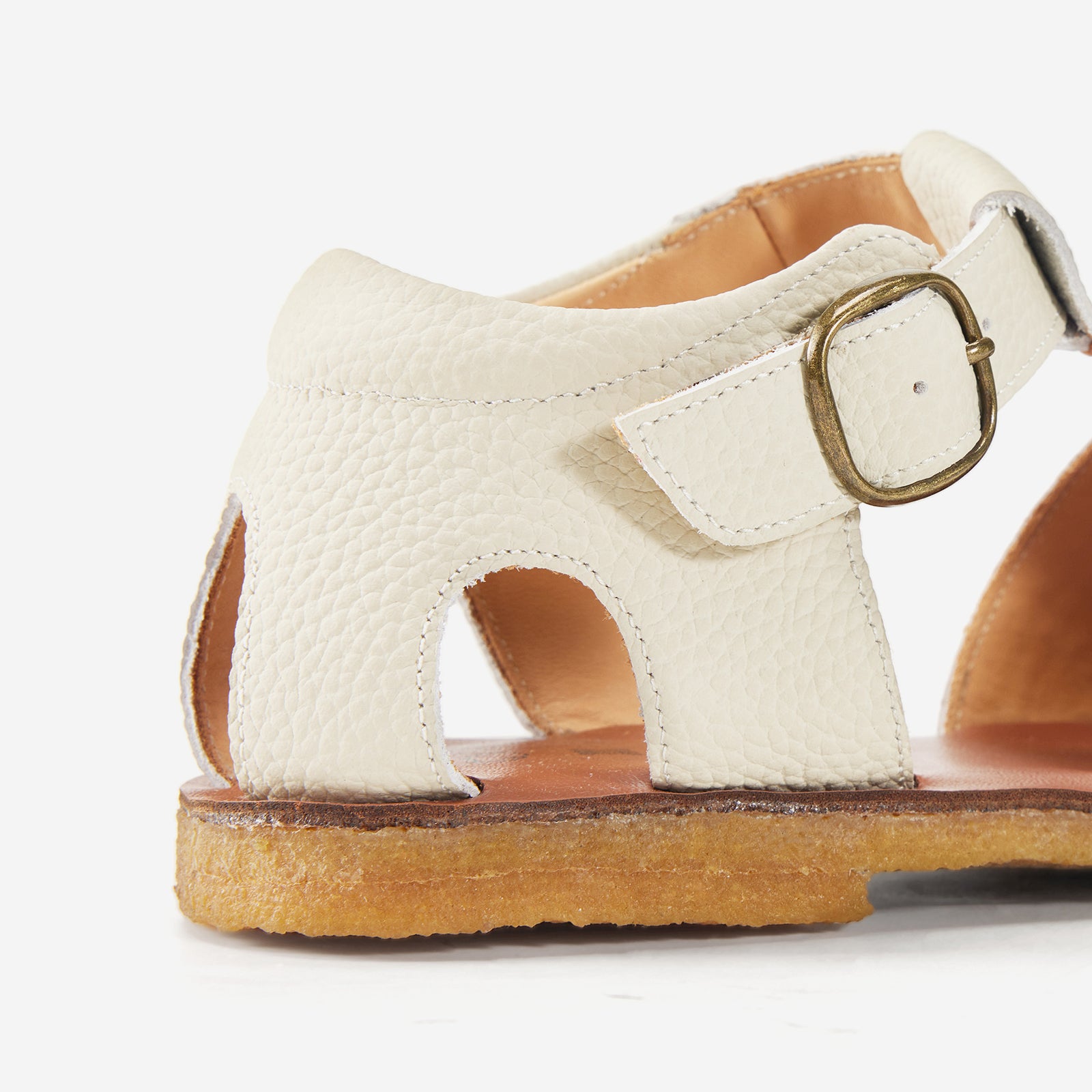 Arlo - Cream White - Woolly Kids - detail view