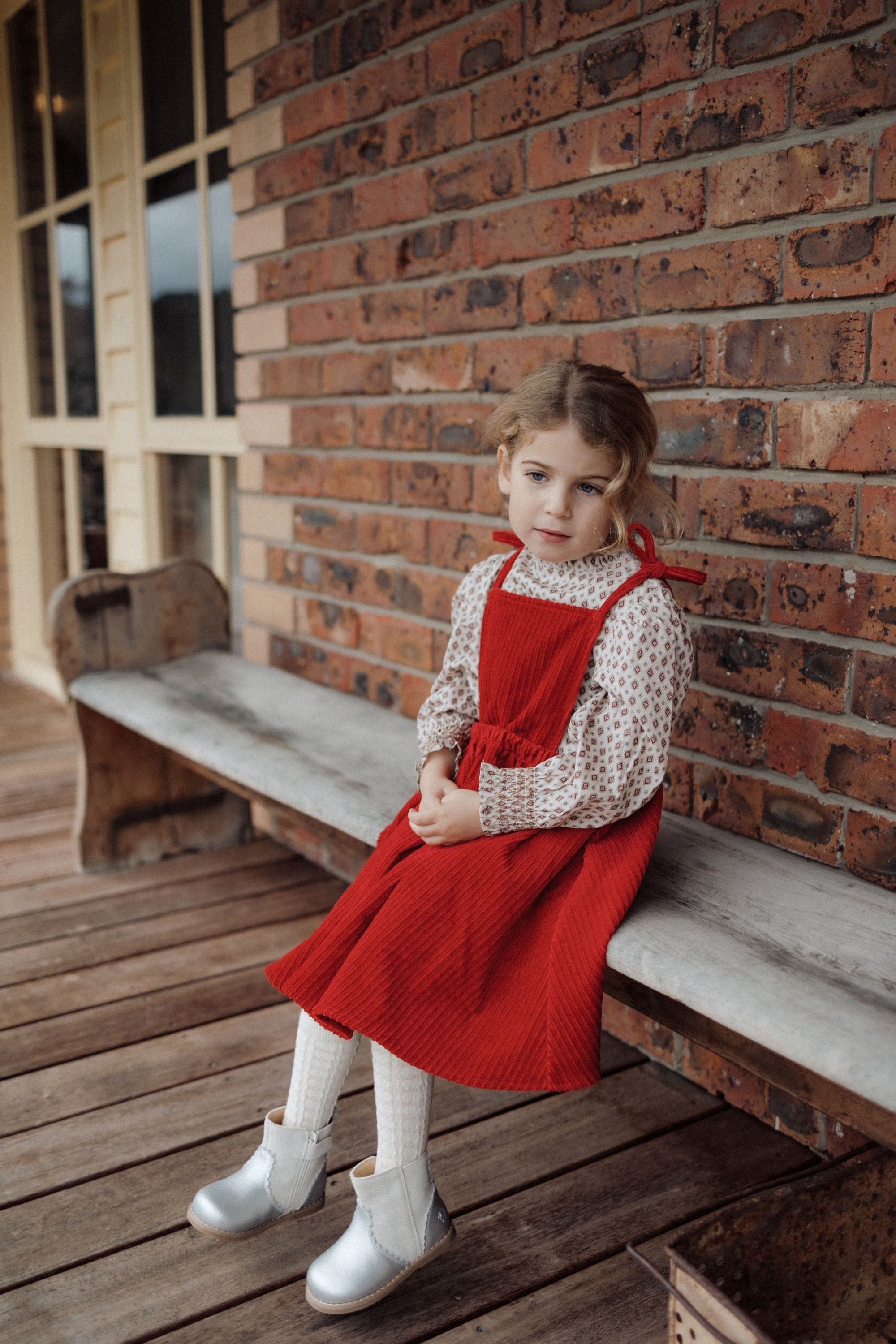wirrawirra cute baby boy clothesbow suspender skirt cherry24 Winter Dresses Girls New Arrivals Skirts