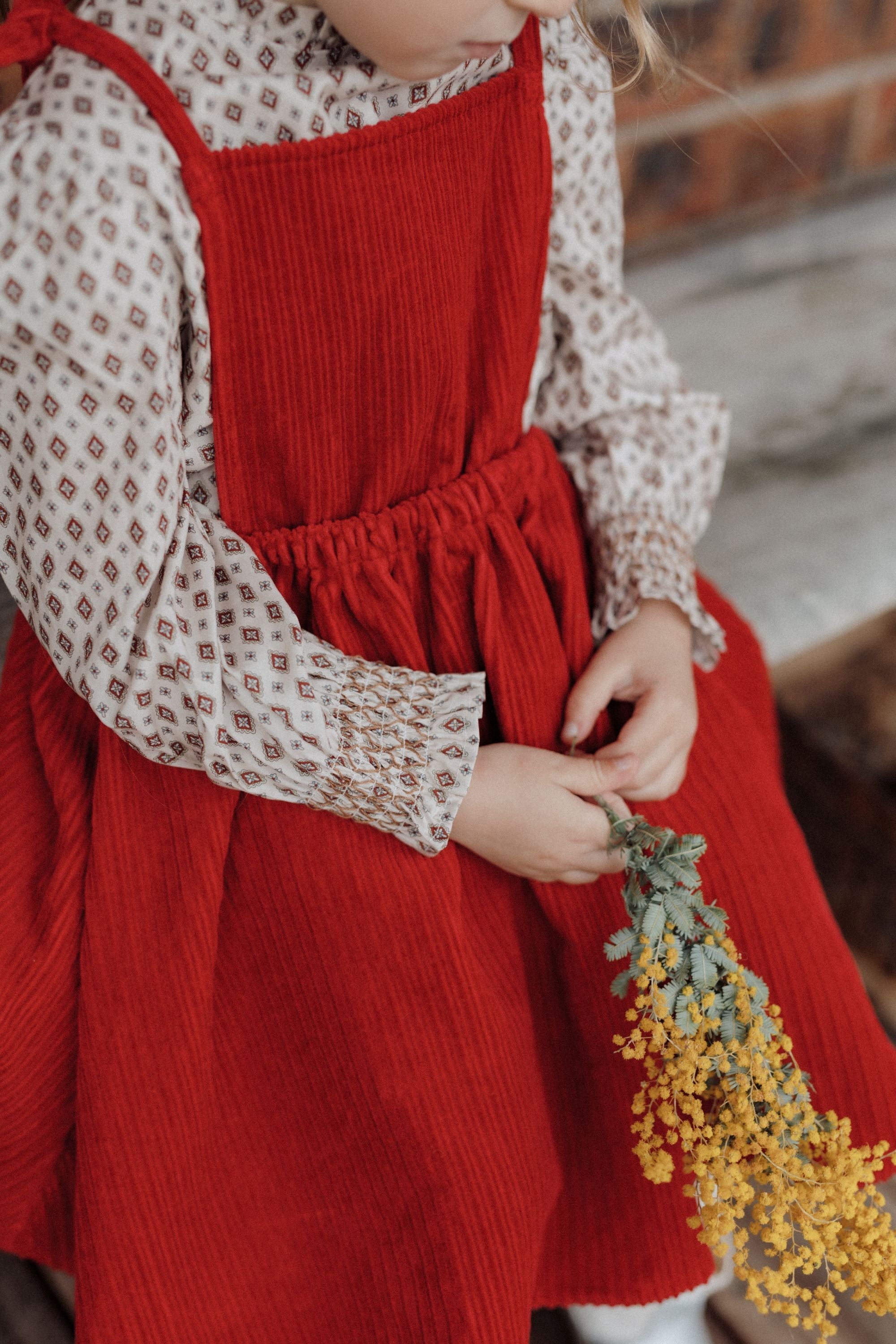 wirrawirra baby itemsbow suspender skirt cherry24 Winter Dresses Girls New Arrivals Skirts