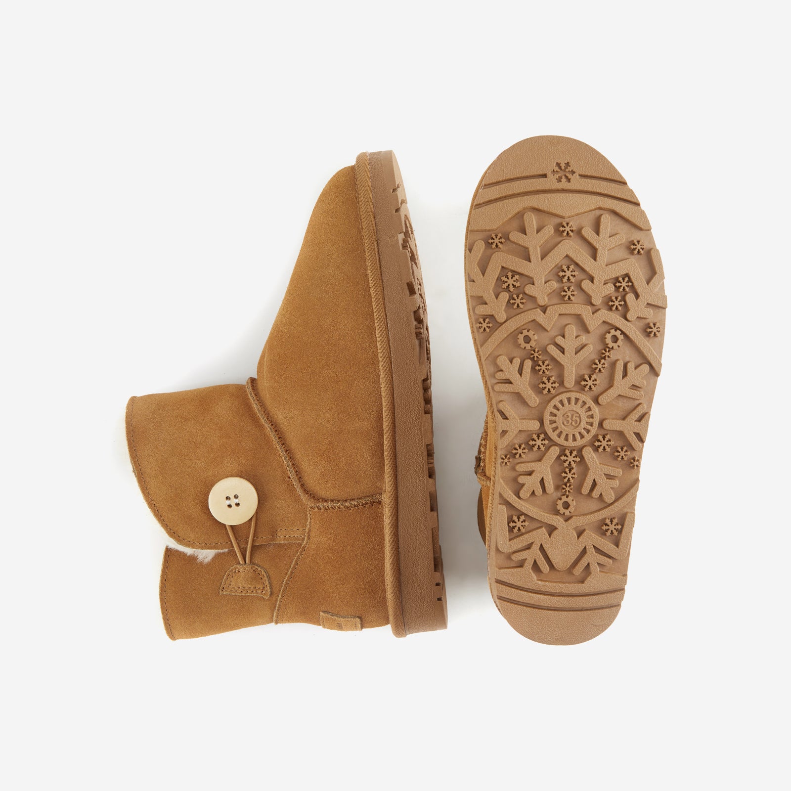 Button Classic Adult - Chestnut