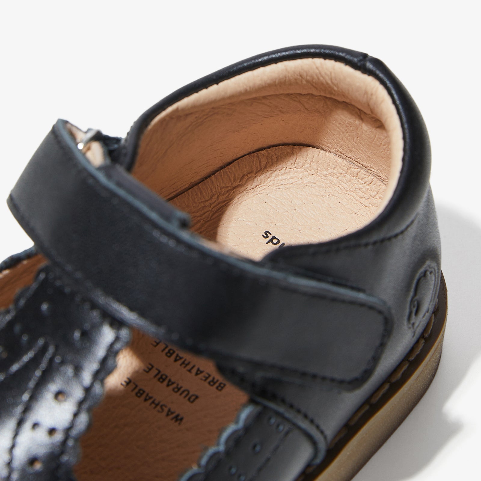 cheryl obsidian black woolly kids autumn infant leathr shoes wide feet childrens shoes first steps shoes newborn designer shoes