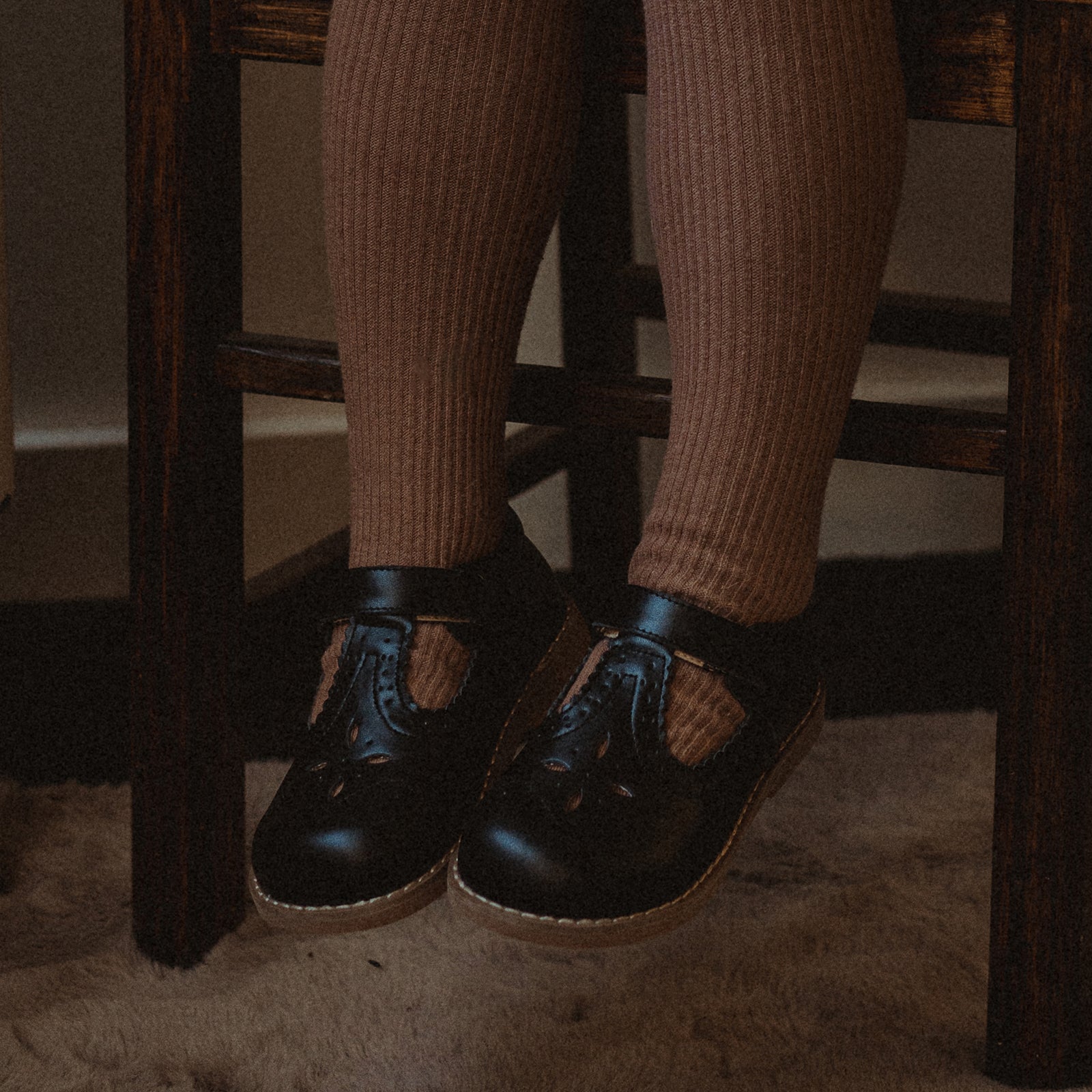 cheryl obsidian black woolly kids autumn infant leathr shoes childrens slip on shoes first walkers new born shoes