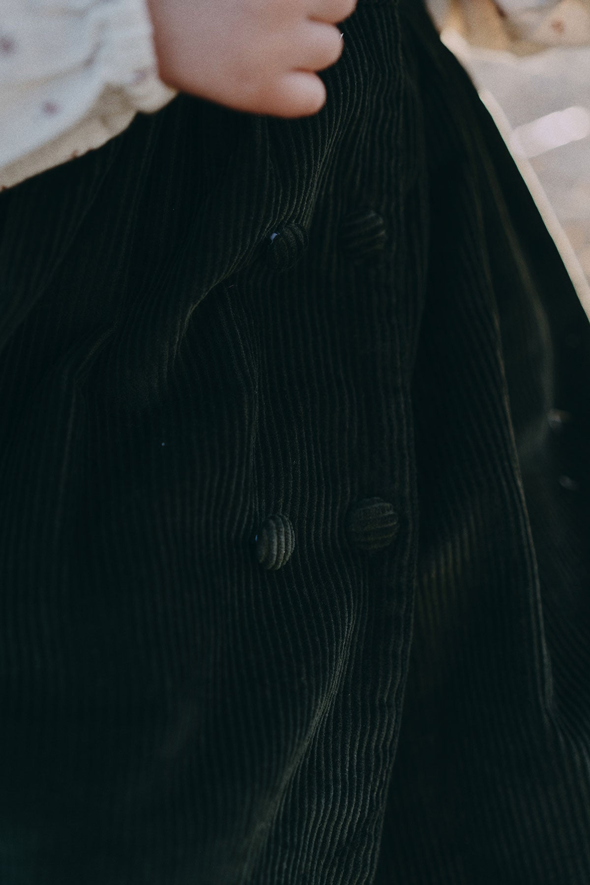 wirrawirra gender neutral baby clothes corduroy dress dark green 23 Winter Dresses Girls New Arrivals