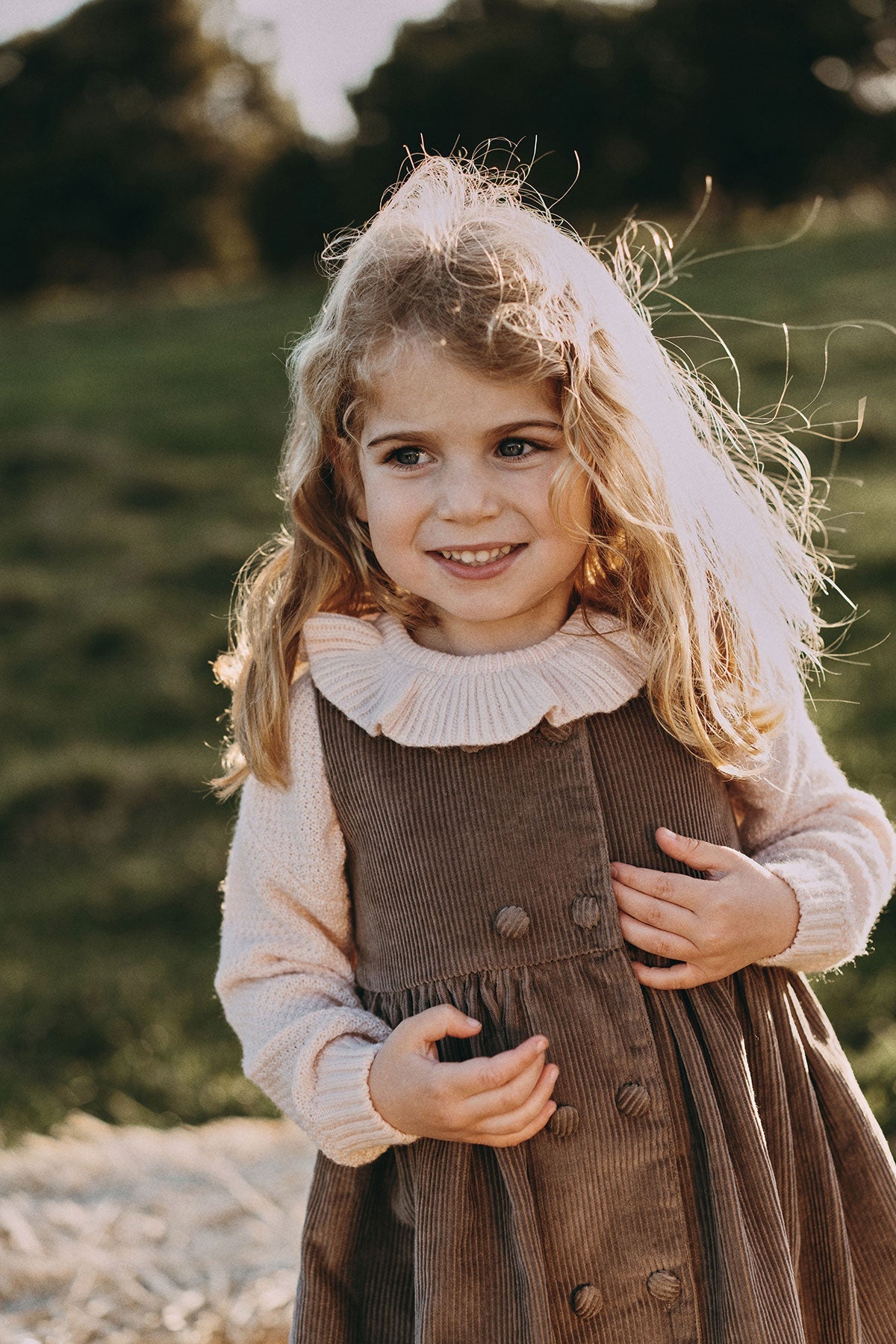 wirrawirra baby store corduroy dress light camel 23 Winter Dresses Girls New Arrivals