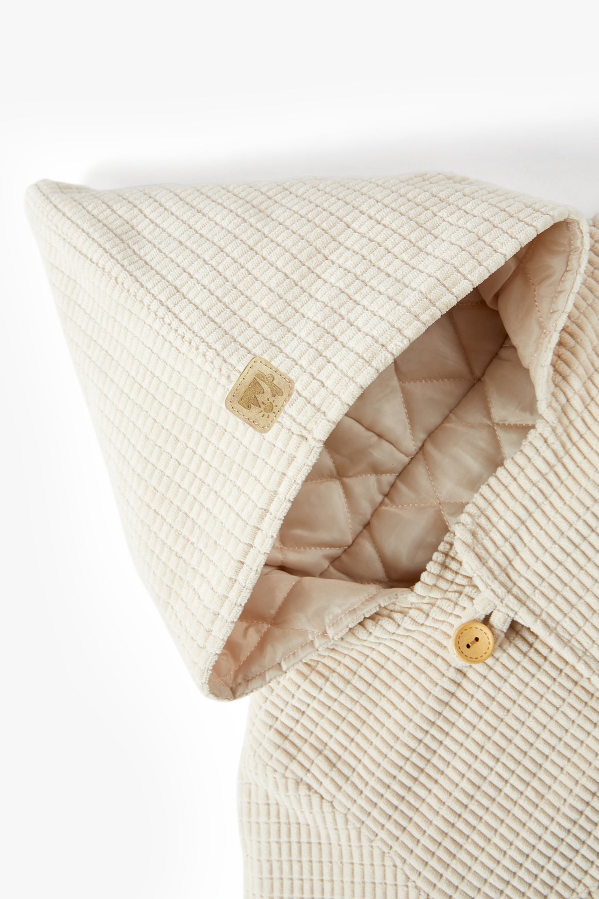 wirrawirra organic cotton newborn clothescorduroy hooded jacket gray cream24 Winter Boys Gilets Girls Jackets New Arrivals