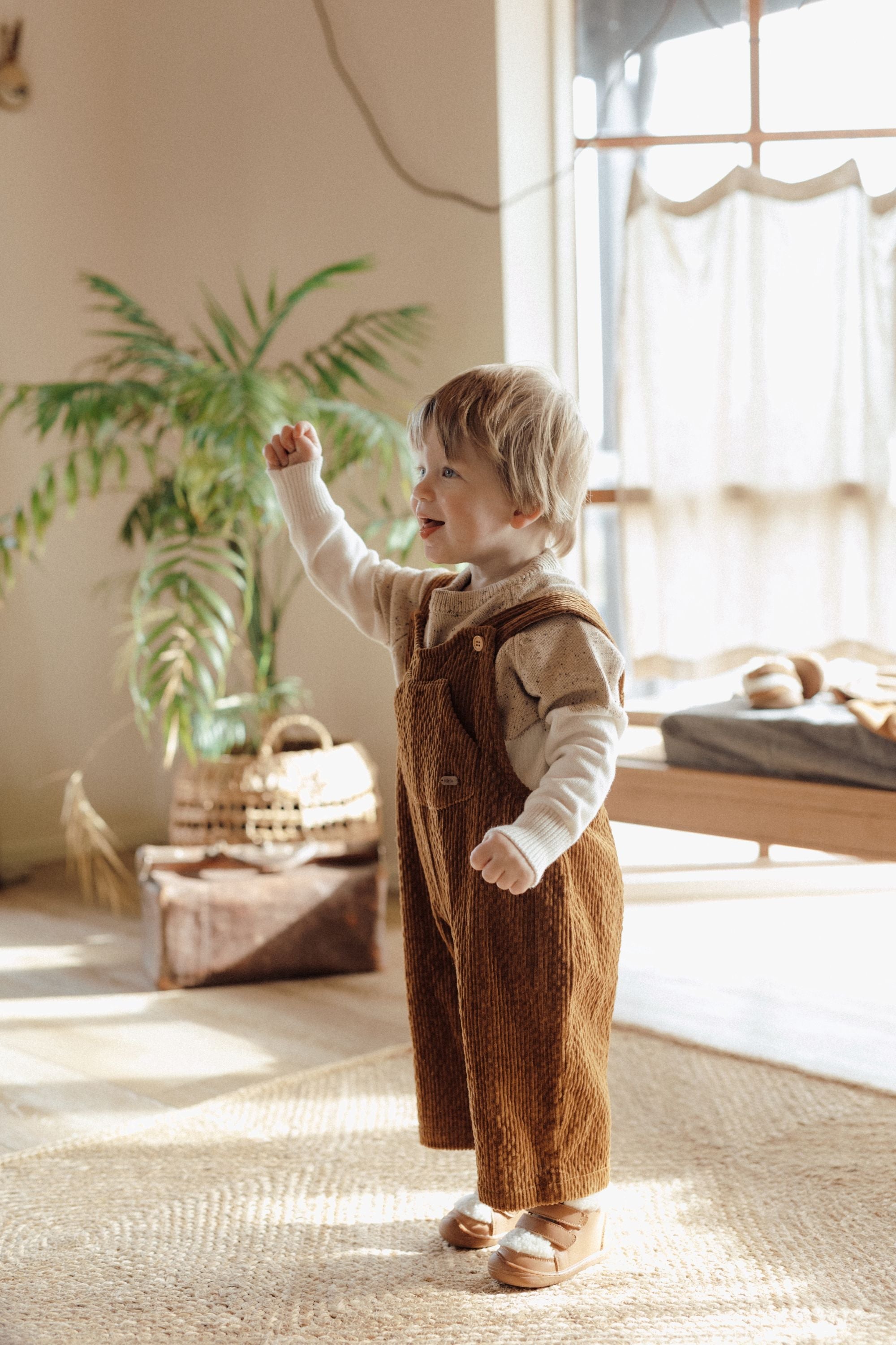 wirrawirra infant clothing storescorduroy overalls beige24 Winter Boys Girls Jumpsuit New Arrivals