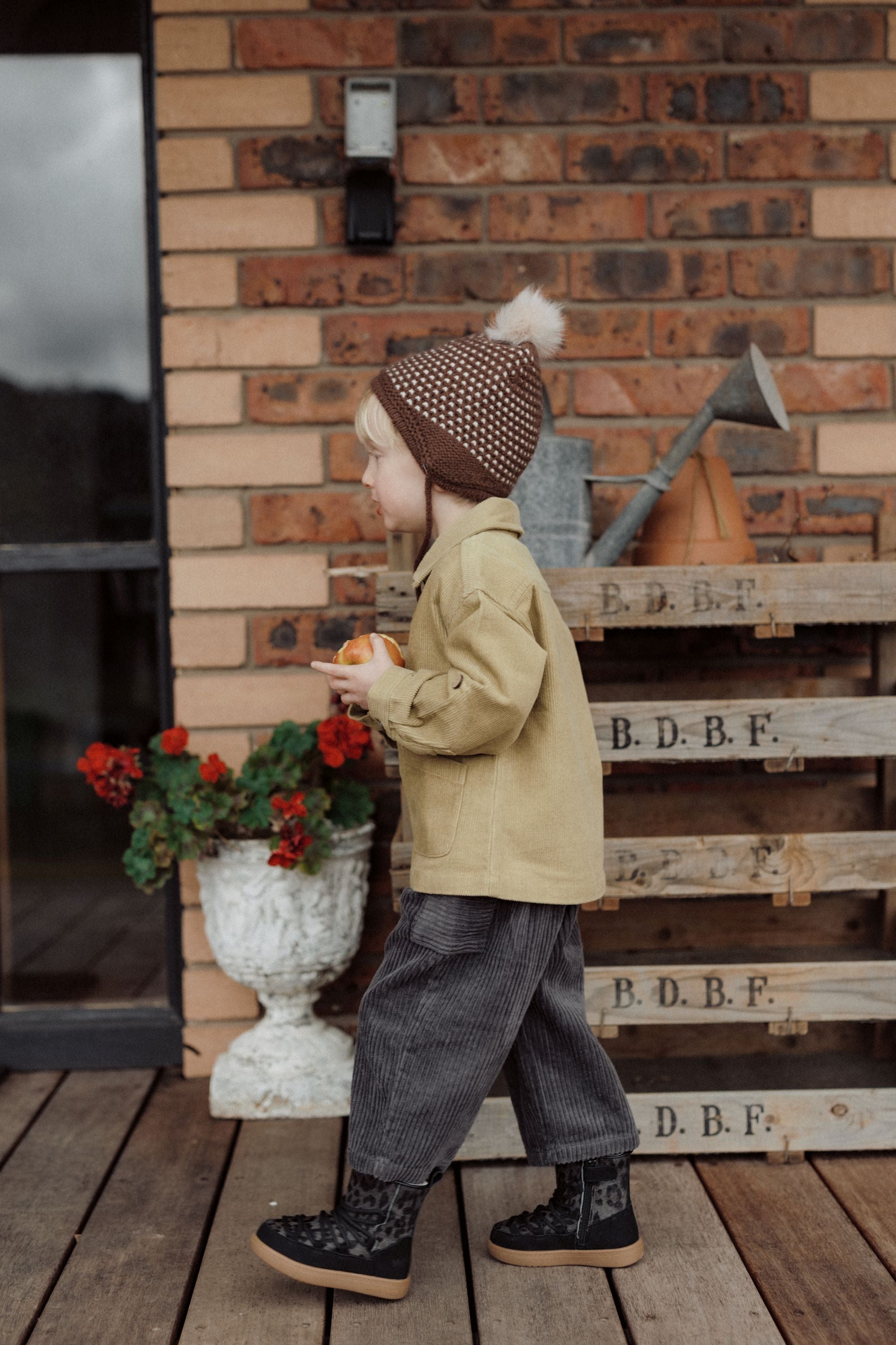 wirrawirra baby clothescorduroy pocket pants gary24 Winter Boys Girls Leggings New Arrivals Trousers