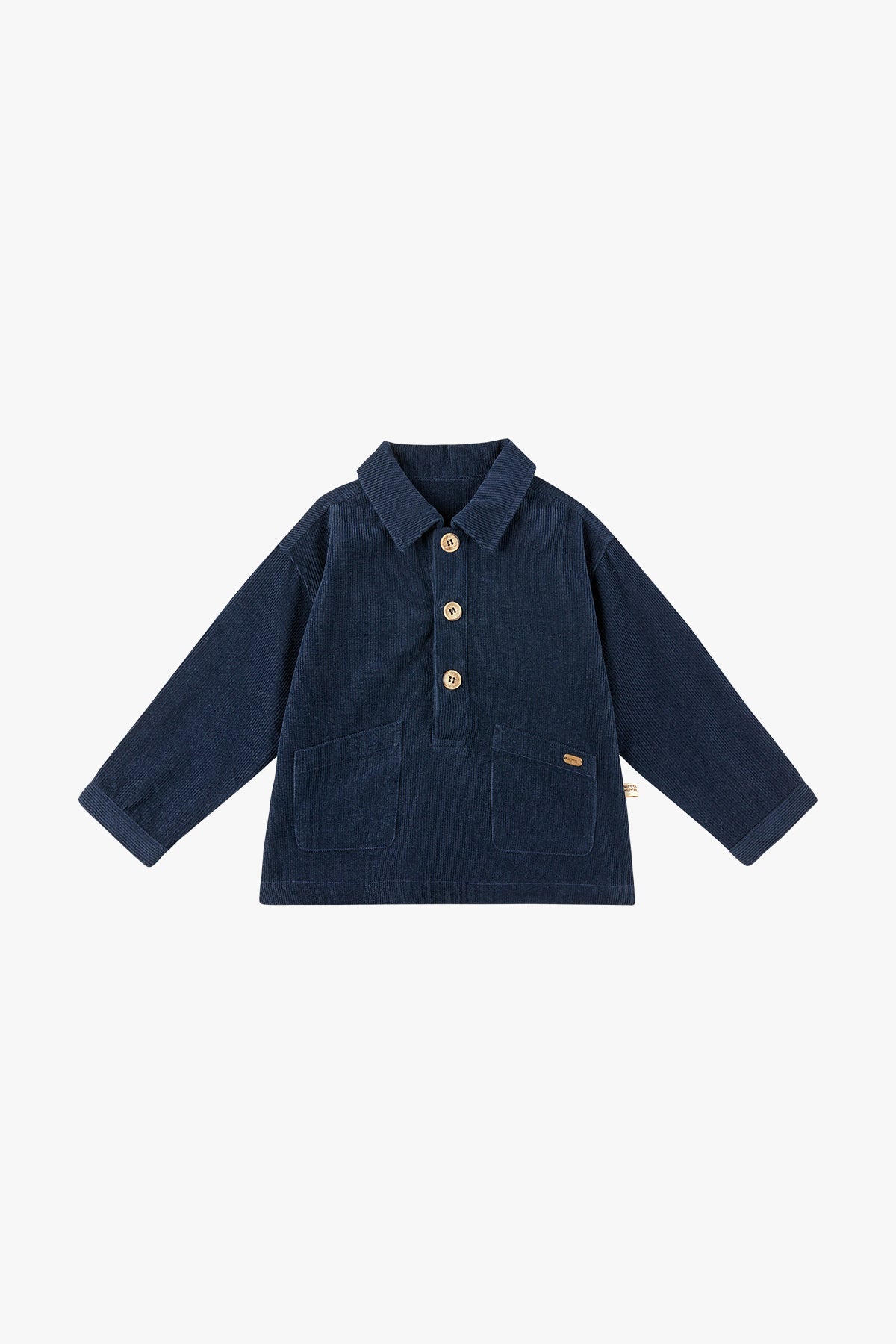 wirrawirra newborn clothescorduroy pocket shirt navy24 Winter Blouses Girls New Arrivals Shirts