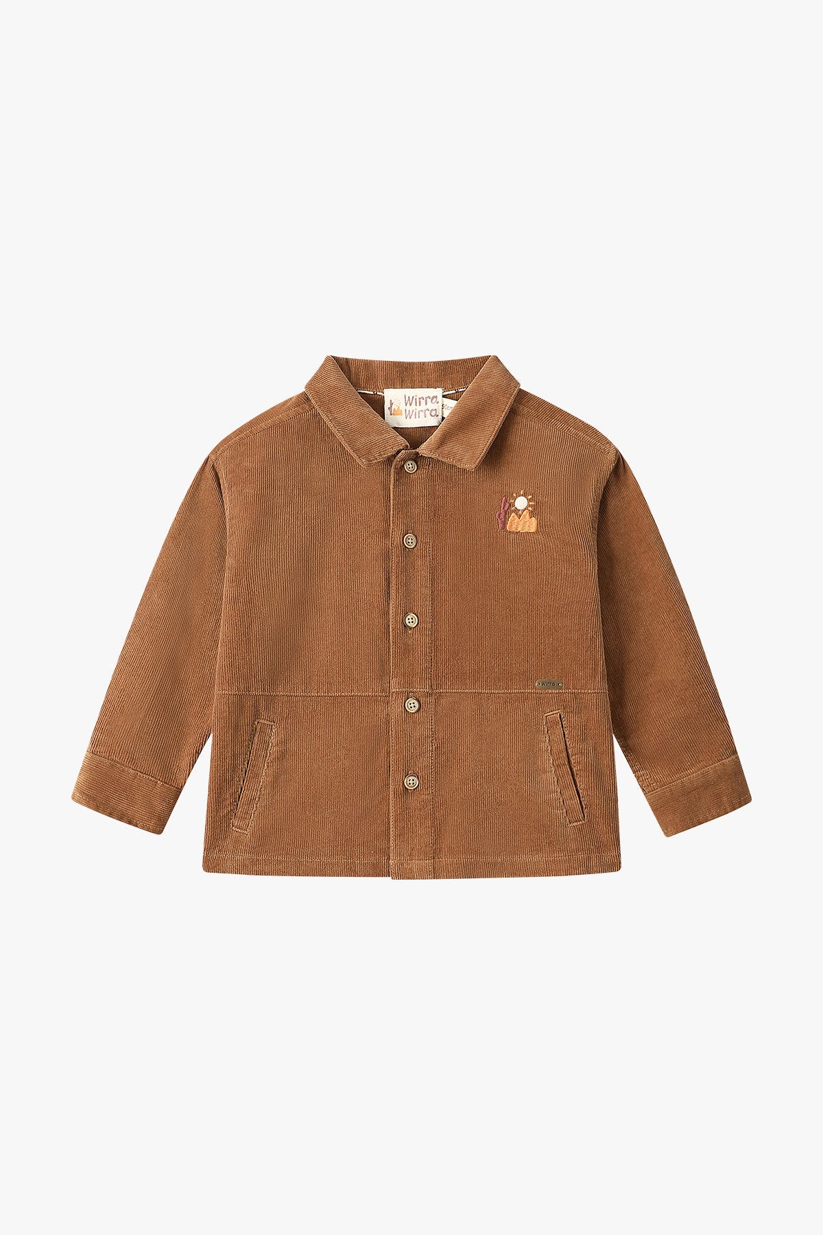 wirrawirra baby boy clothes corduroy shirt autumn brown 23 Winter Boys Girls New Arrivals Tops Shirts Blouses