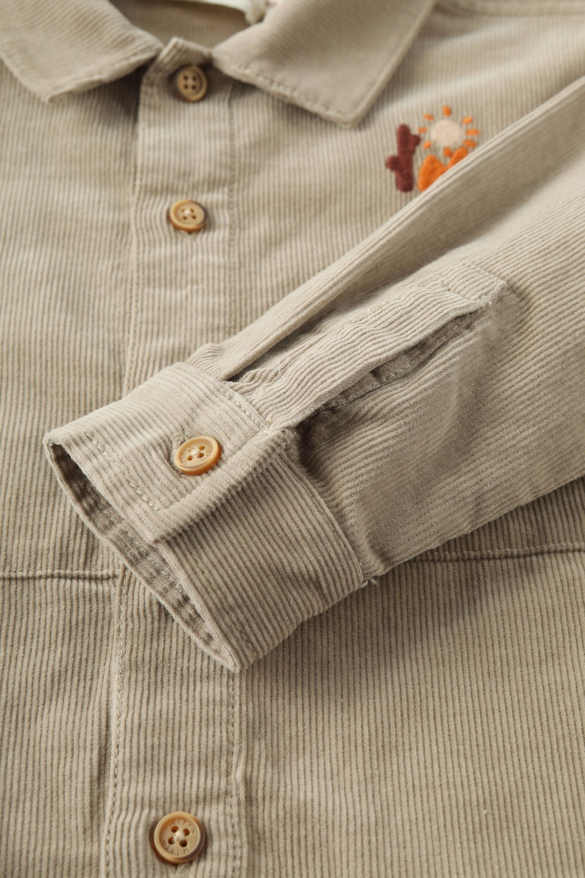 wirrawirra baby girl clothes corduroy shirt light khaki 23 Winter Boys Girls New Arrivals Tops Shirts Blouses