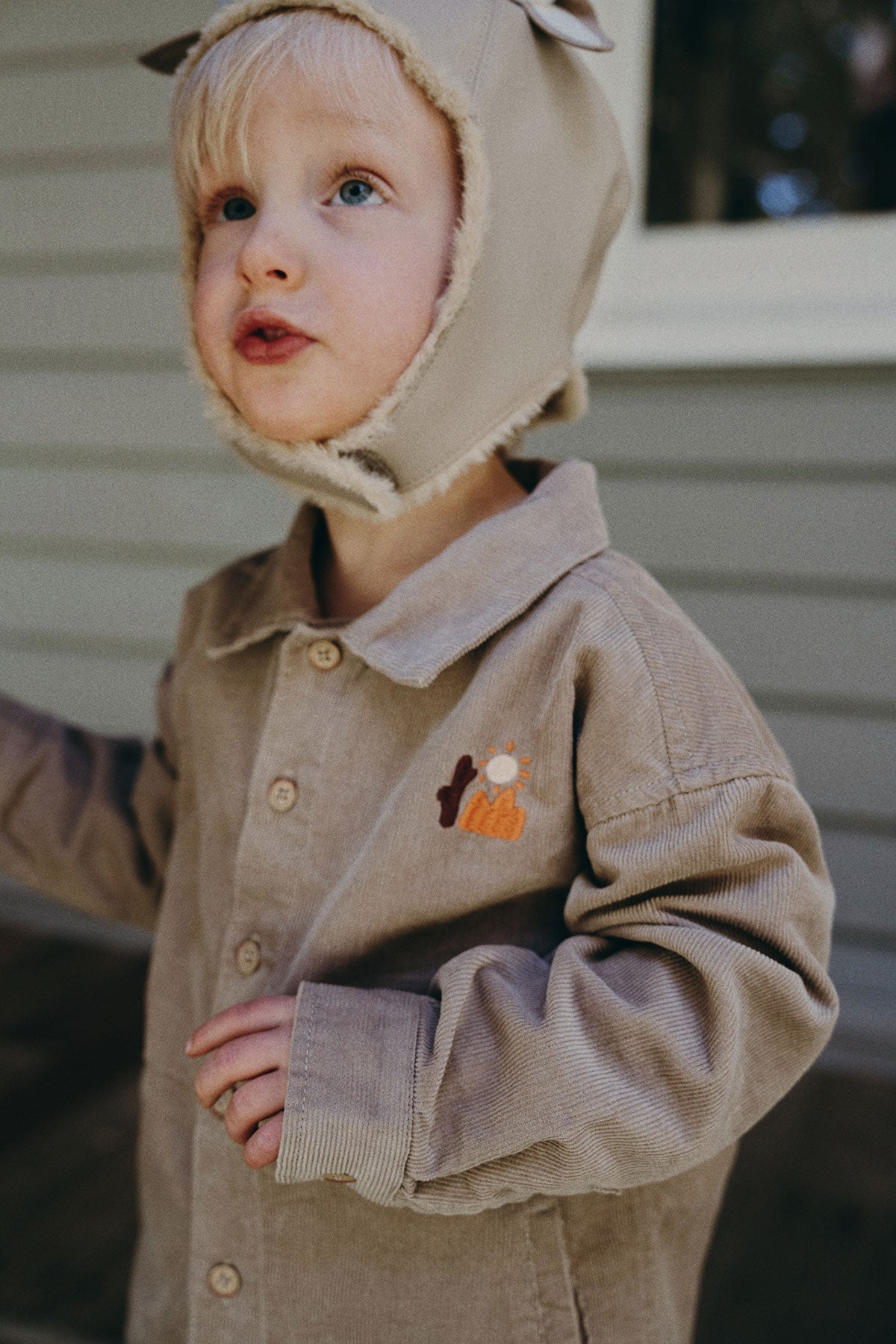 wirrawirra baby boy clothes corduroy shirt light khaki 23 Winter Boys Girls New Arrivals Tops Shirts Blouses