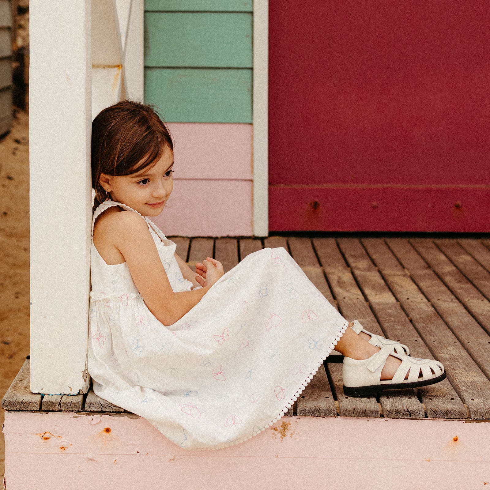 Emiko - Cream White - Woolly Kids - lifestyle