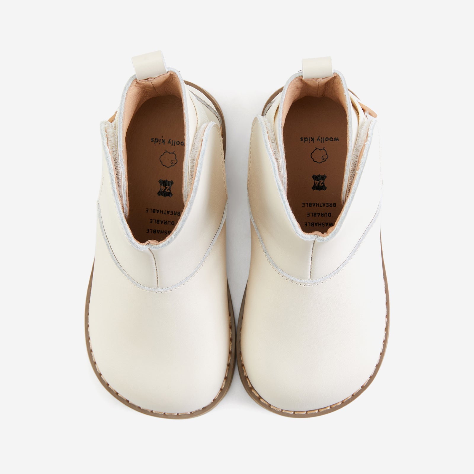 Felina - Cream White - Woolly Kids - detail