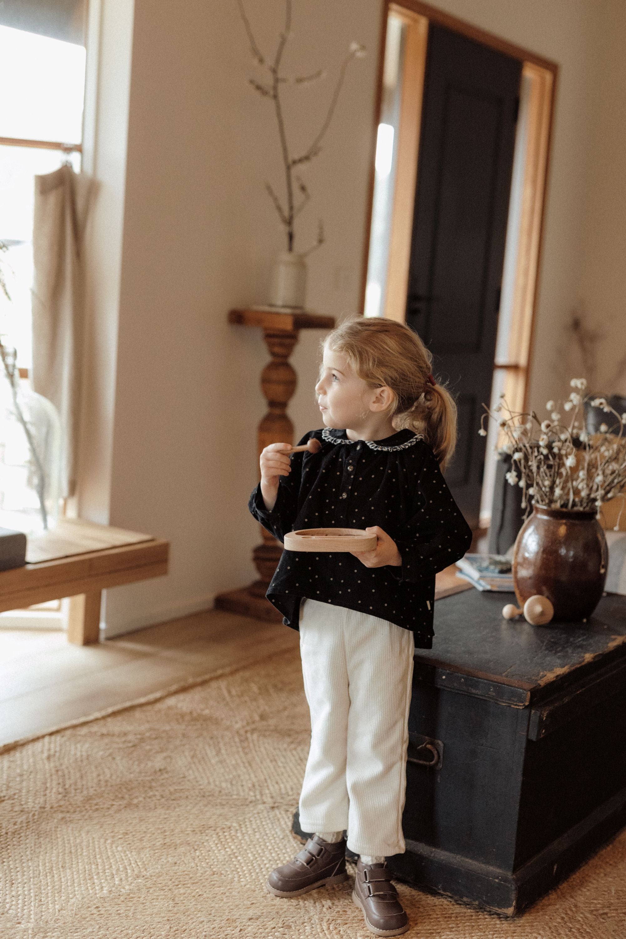 wirrawirra organic infant clothesflare corduroy pants cream24 Winter Boys Girls Leggings New Arrivals Trousers