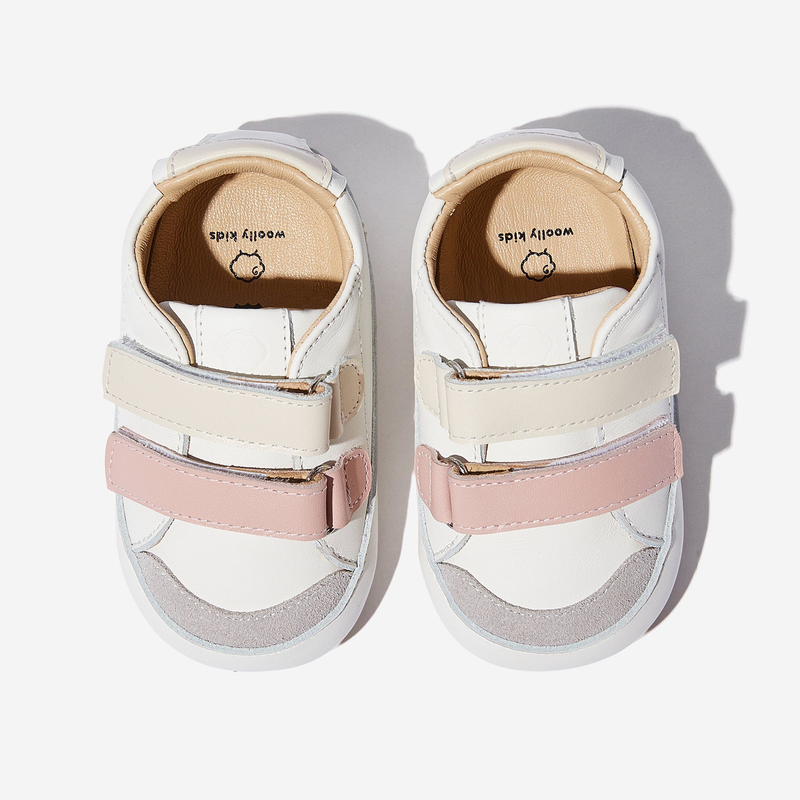 Mosaic color Macaron - Cloud Pink& Beige White