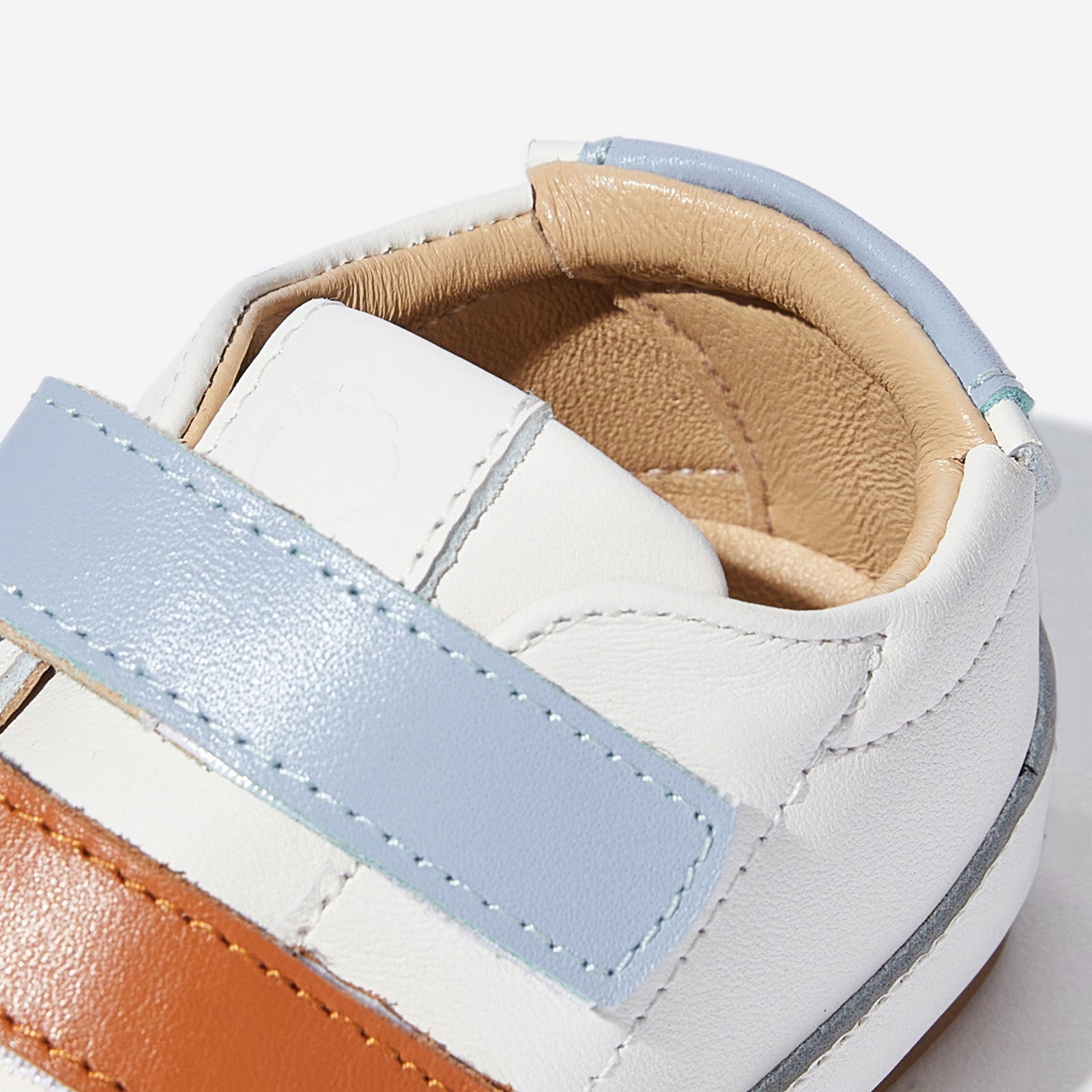 Mosaic color Macaron - Sky Blue&Cocoa Brown