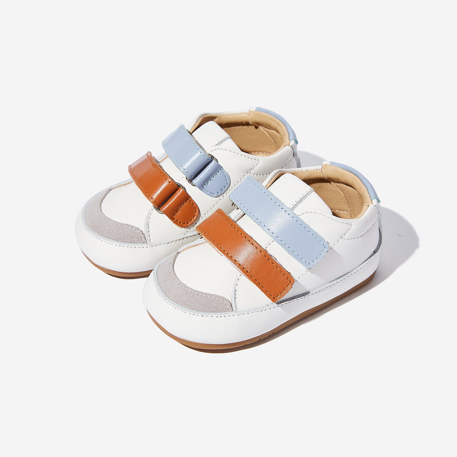 Mosaic color Macaron - Sky Blue&Cocoa Brown