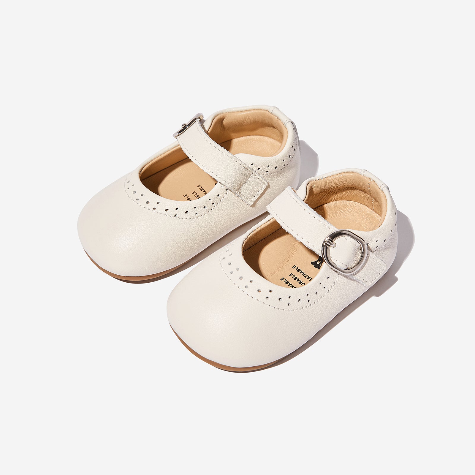 Ophelia Flat - Cream White