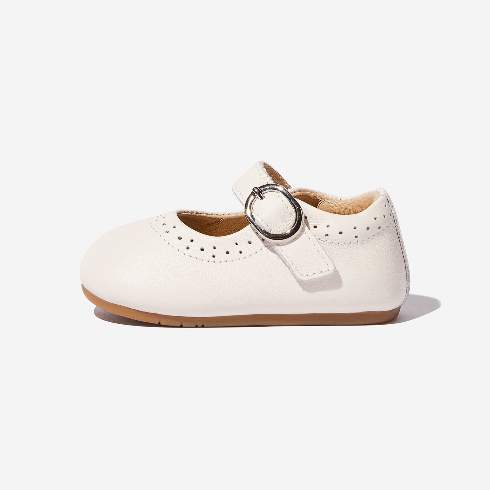Ophelia Flat - Cream White