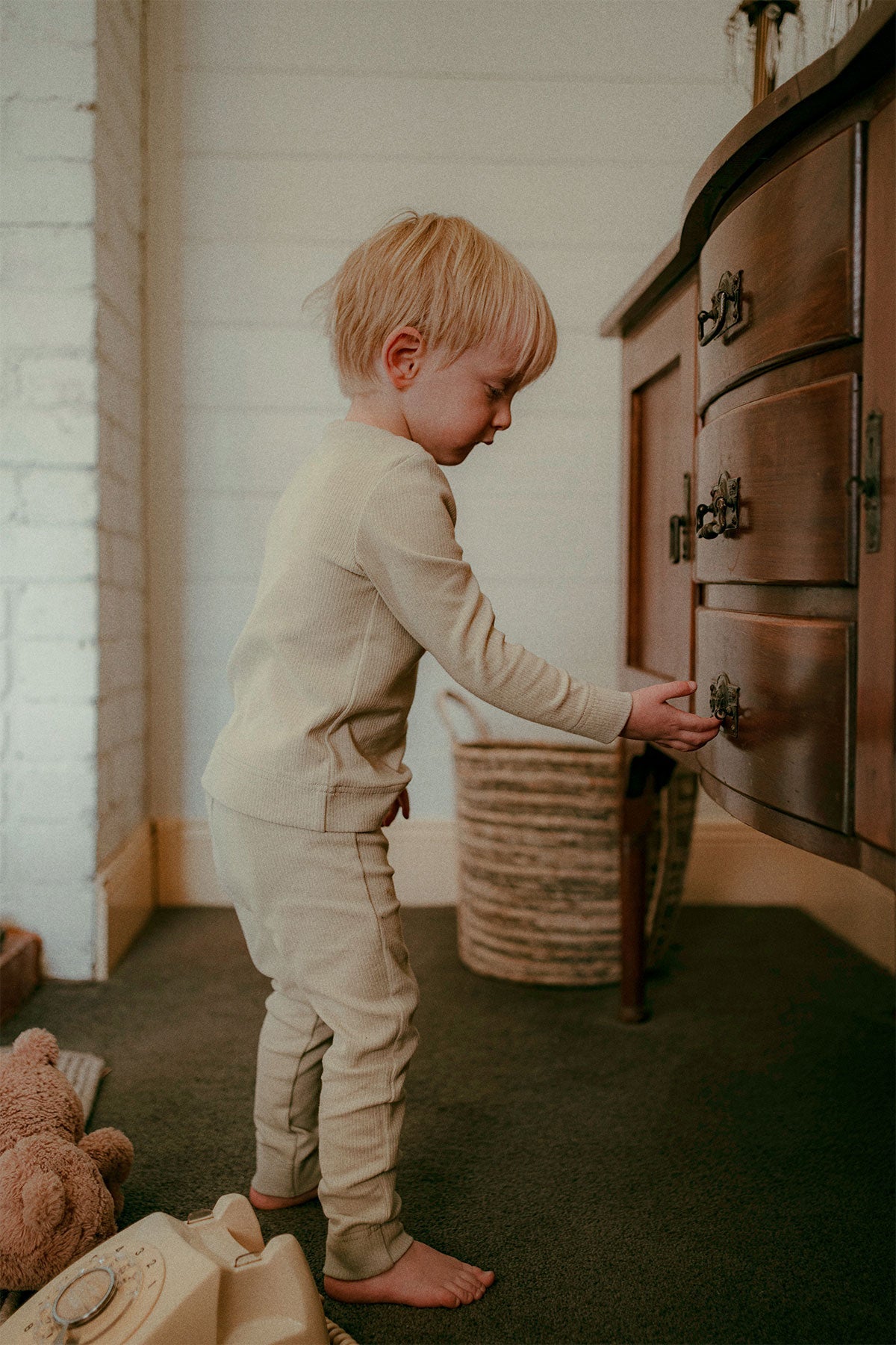 wirrawirra girl clothes organic cotton pants pea green 23 Winter Boys Essentials Girls New Arrivals Pants