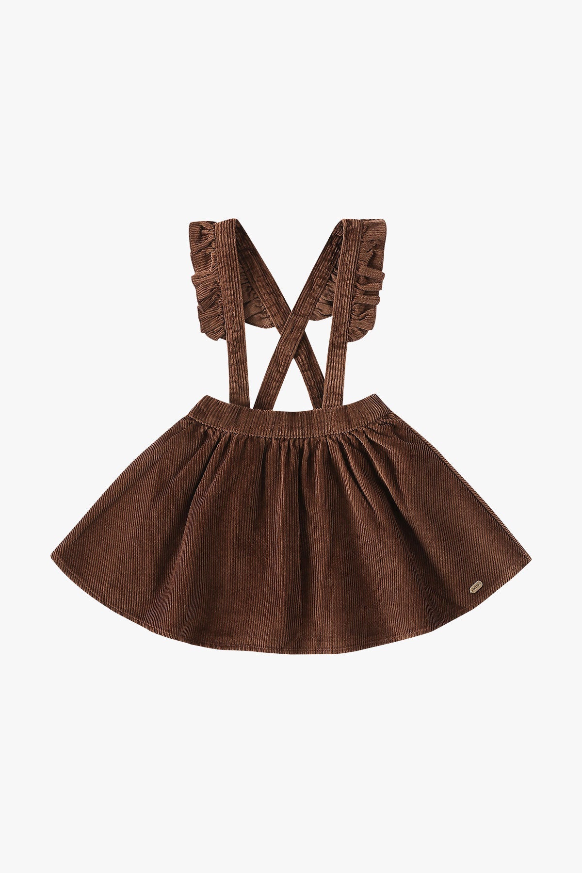 wirrawirra gender neutral newborn clothes suspender skirt dark brown 23 Winter Dresses Girls New Arrivals