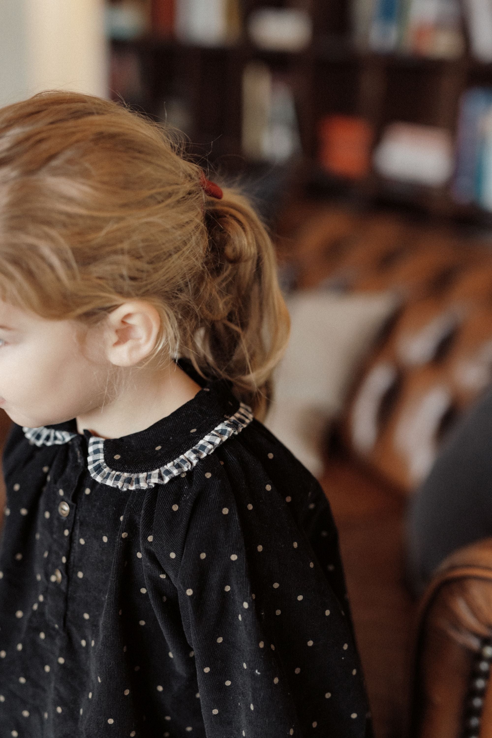 wirrawirra gender neutral baby clothesvintage polka dot blouse navy24 Winter Blouses Girls New Arrivals Shirts