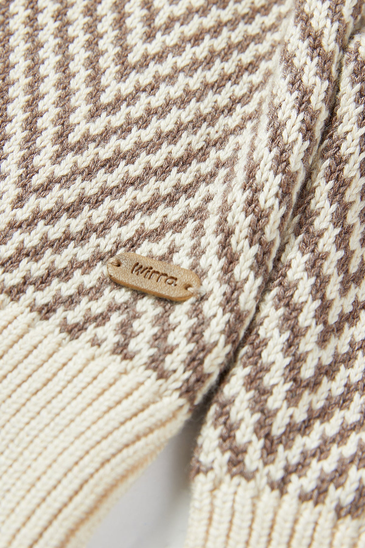 wirrawirra baby stuffvintage ripple sweater brown ripple24 Winter Cardigans Girls New Arrivals Sweaters