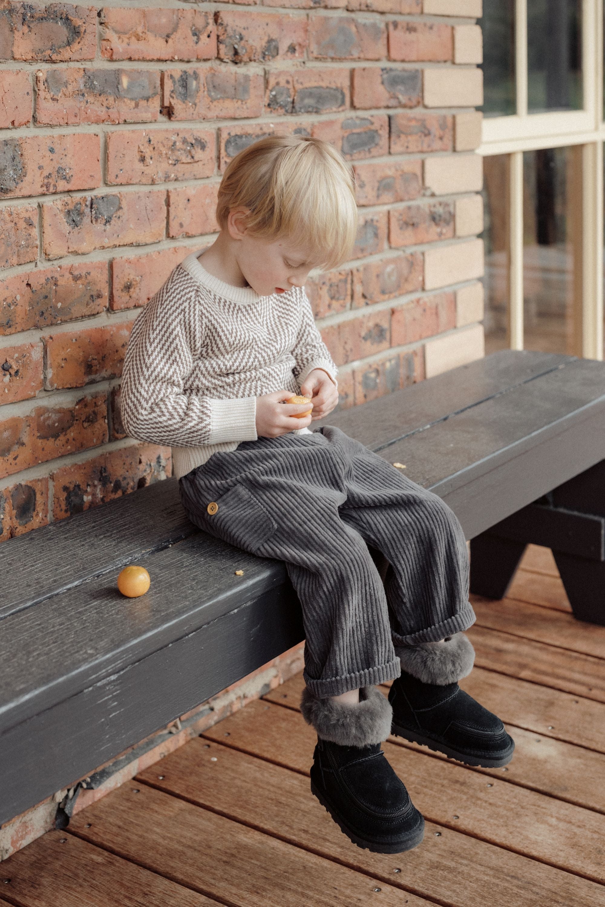 wirrawirra cute baby boy clothesvintage ripple sweater brown ripple24 Winter Cardigans Girls New Arrivals Sweaters