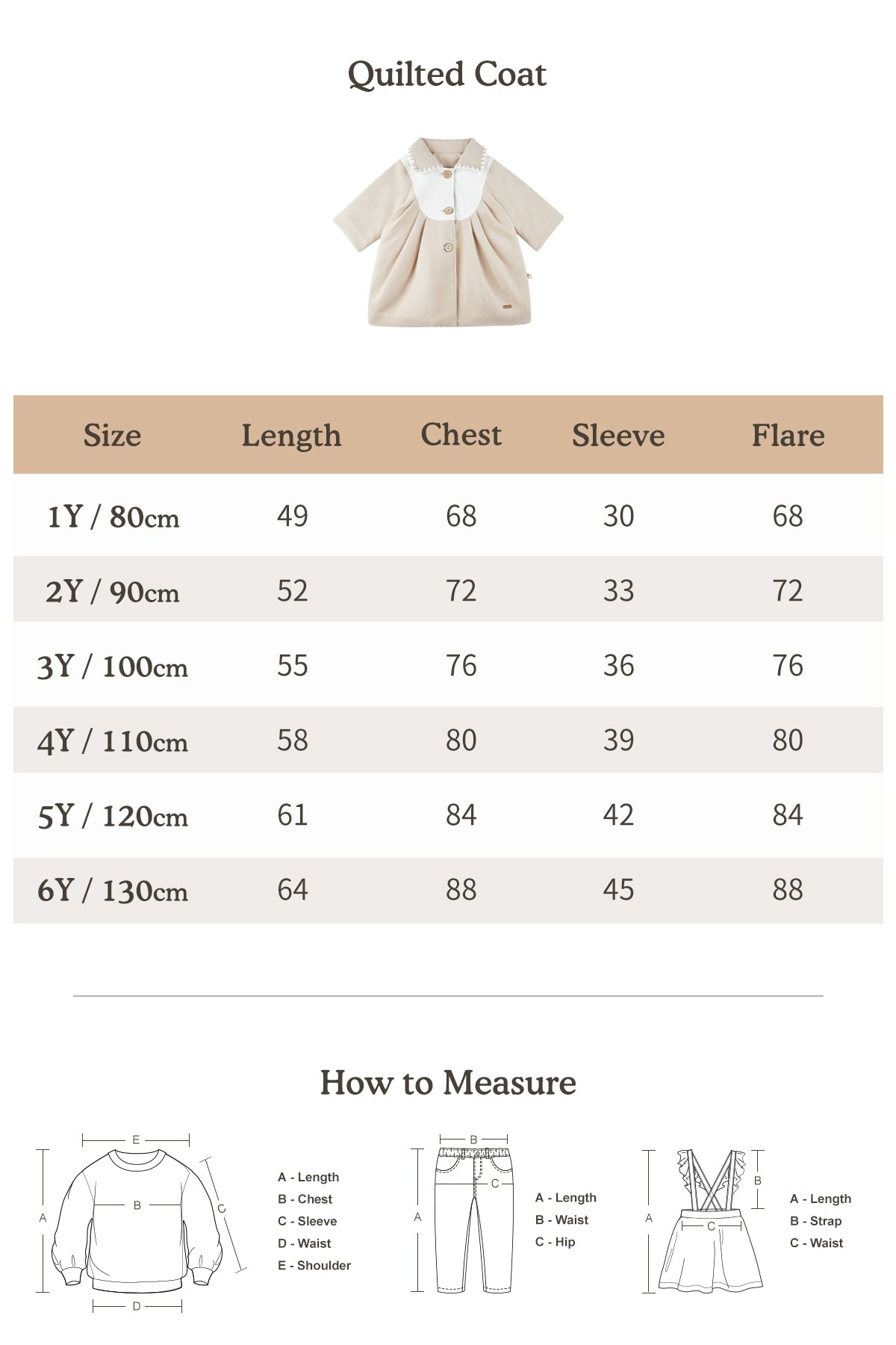 Quilted Coat - Oatmeal