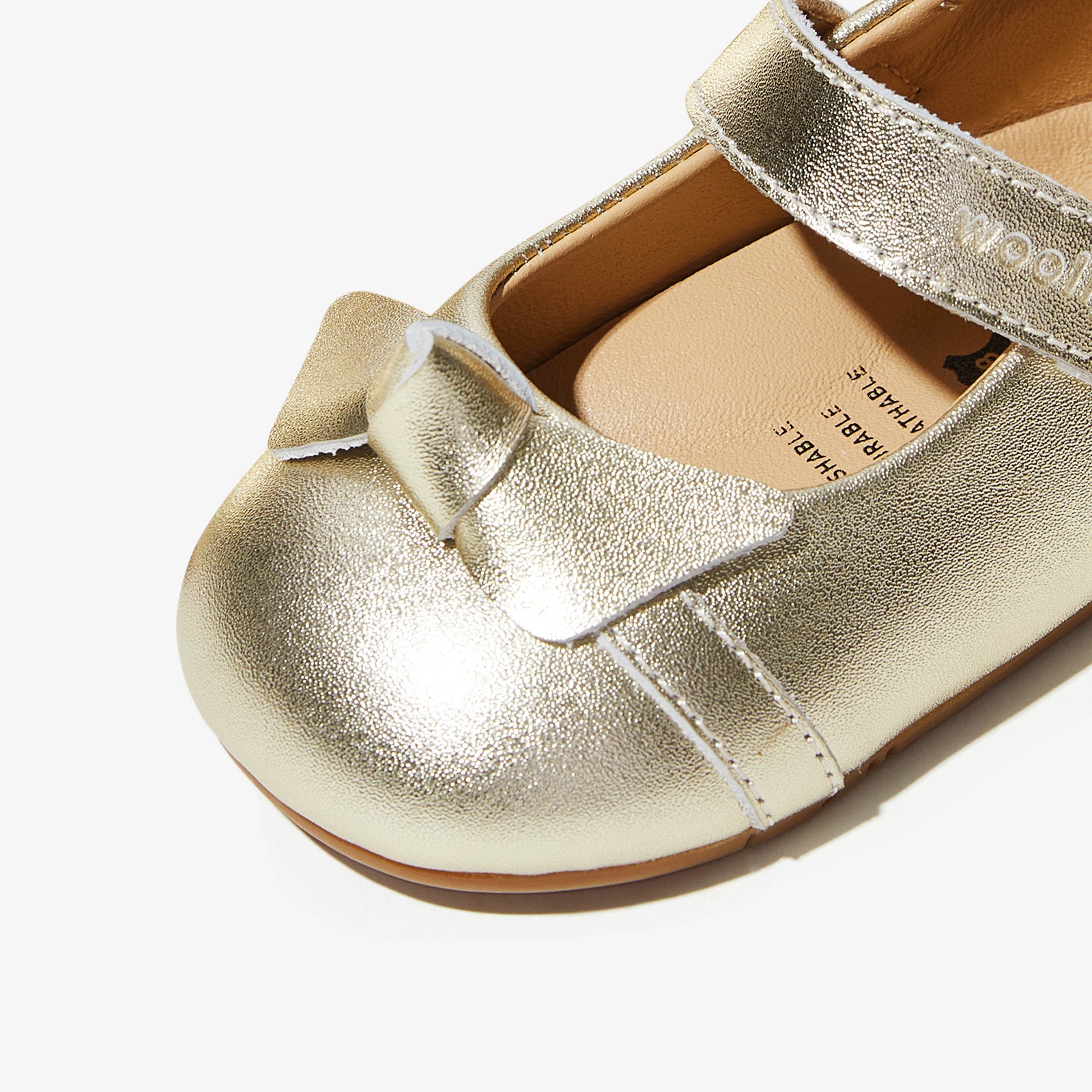 dora wheatland gold woolly kids autumn infant leathr shoes kidlings shoes childrens designer shoes infant first walking shoes