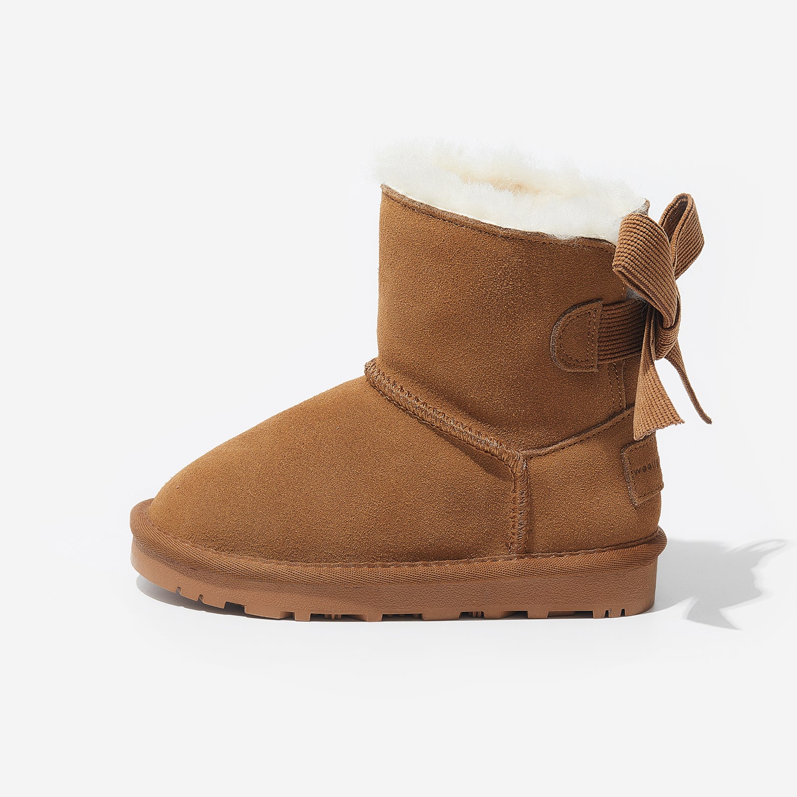 freeze chestnut woolly kids leather kids shoes baby infants shoes Sheepskin size 1 shoes Kids boots