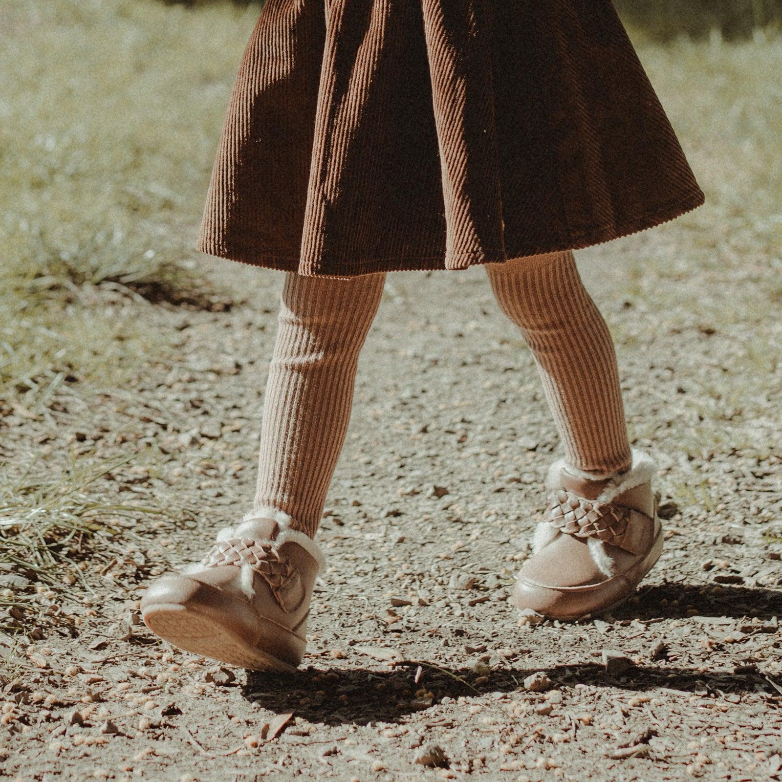 fur milo chestnut brown woolly kids leather kids shoes baby infants shoes Thermo boots baby shoes Childrens snow boots