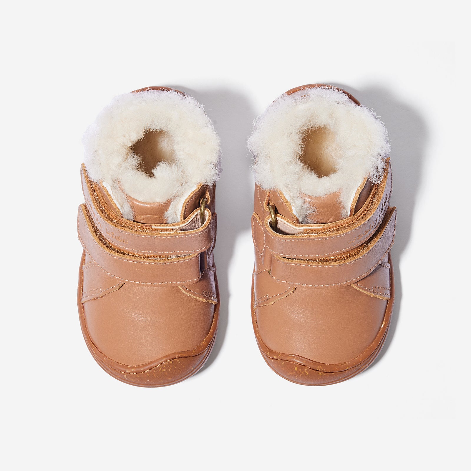 fur mini neve chestnut woolly kids leather kids shoes baby infants shoes Infant winter boots boys shoes Childrens boots