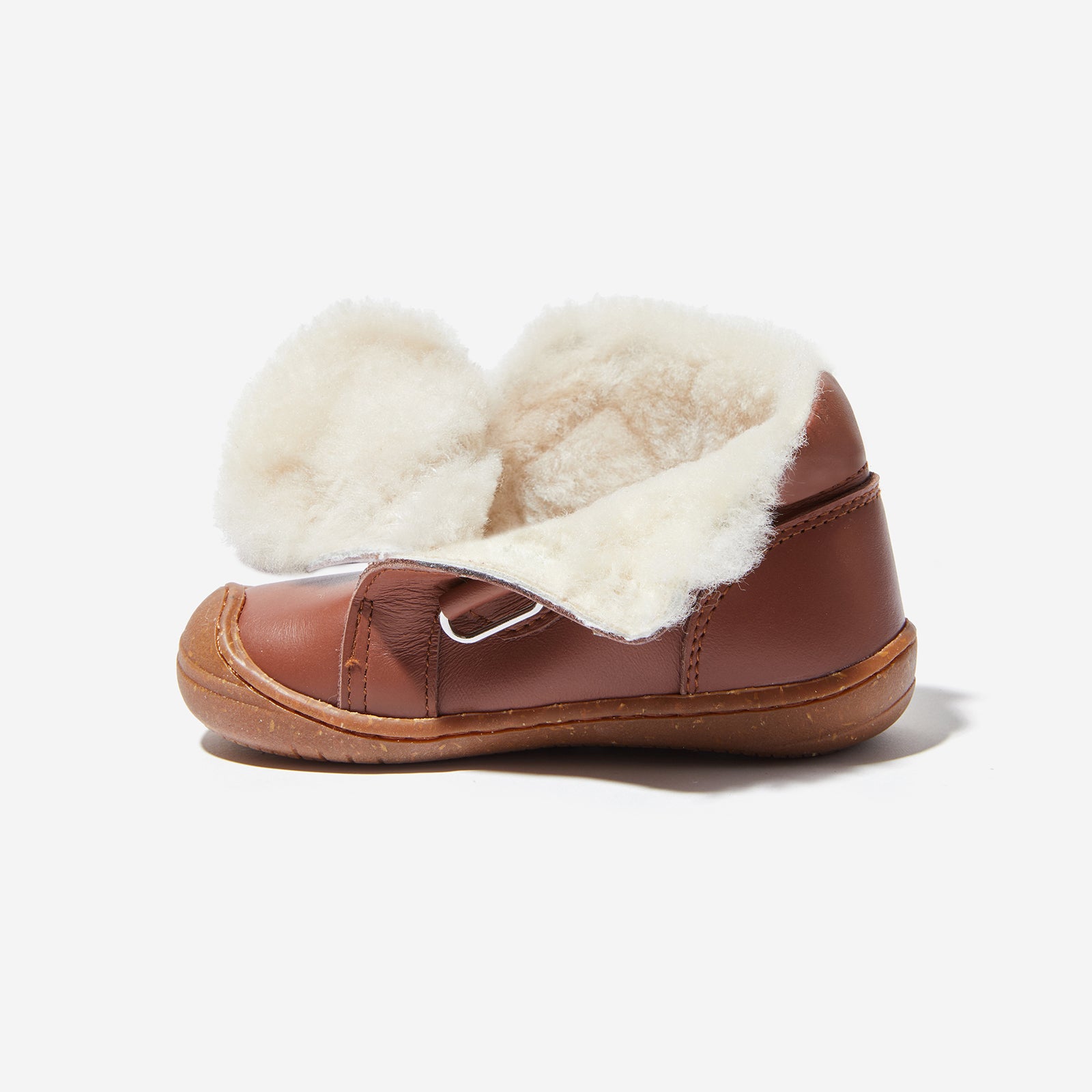 fur mini neve reddish brown woolly kids leather kids shoes baby infants shoes Girls winter boots toddler shoes Toddler girl boots