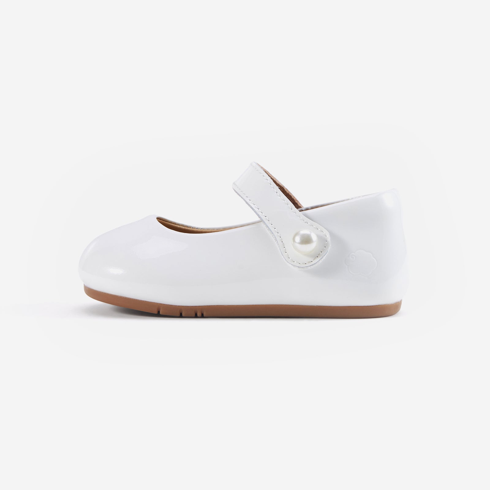 Mini Pearl Cream White - Side View