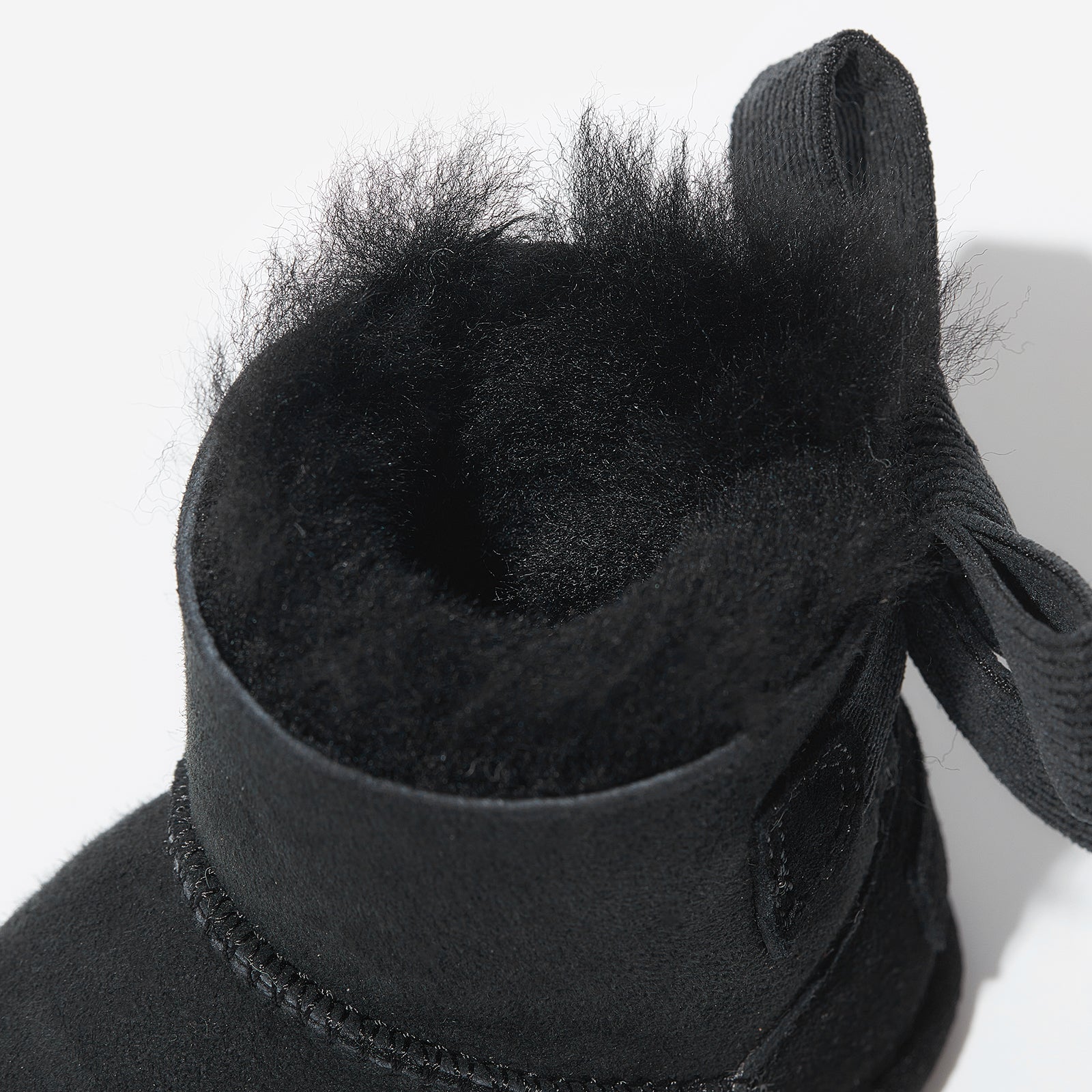 mini freeze ore black woolly kids leather kids shoes baby infants shoes Childrens winter boots shoes Toddler snow boots